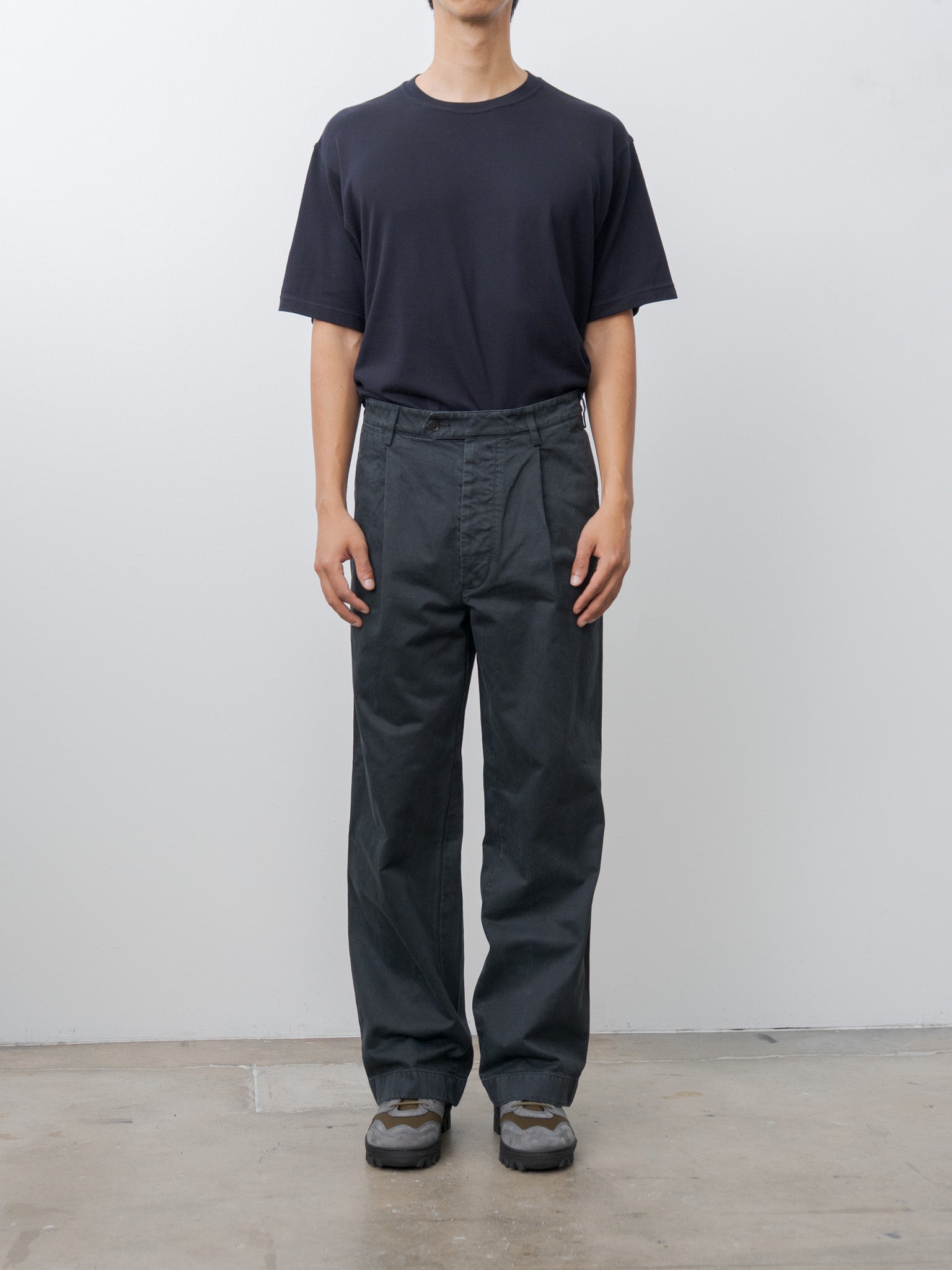 Namu Shop - Herill Cotton Cashmere T-Shirt - Navy