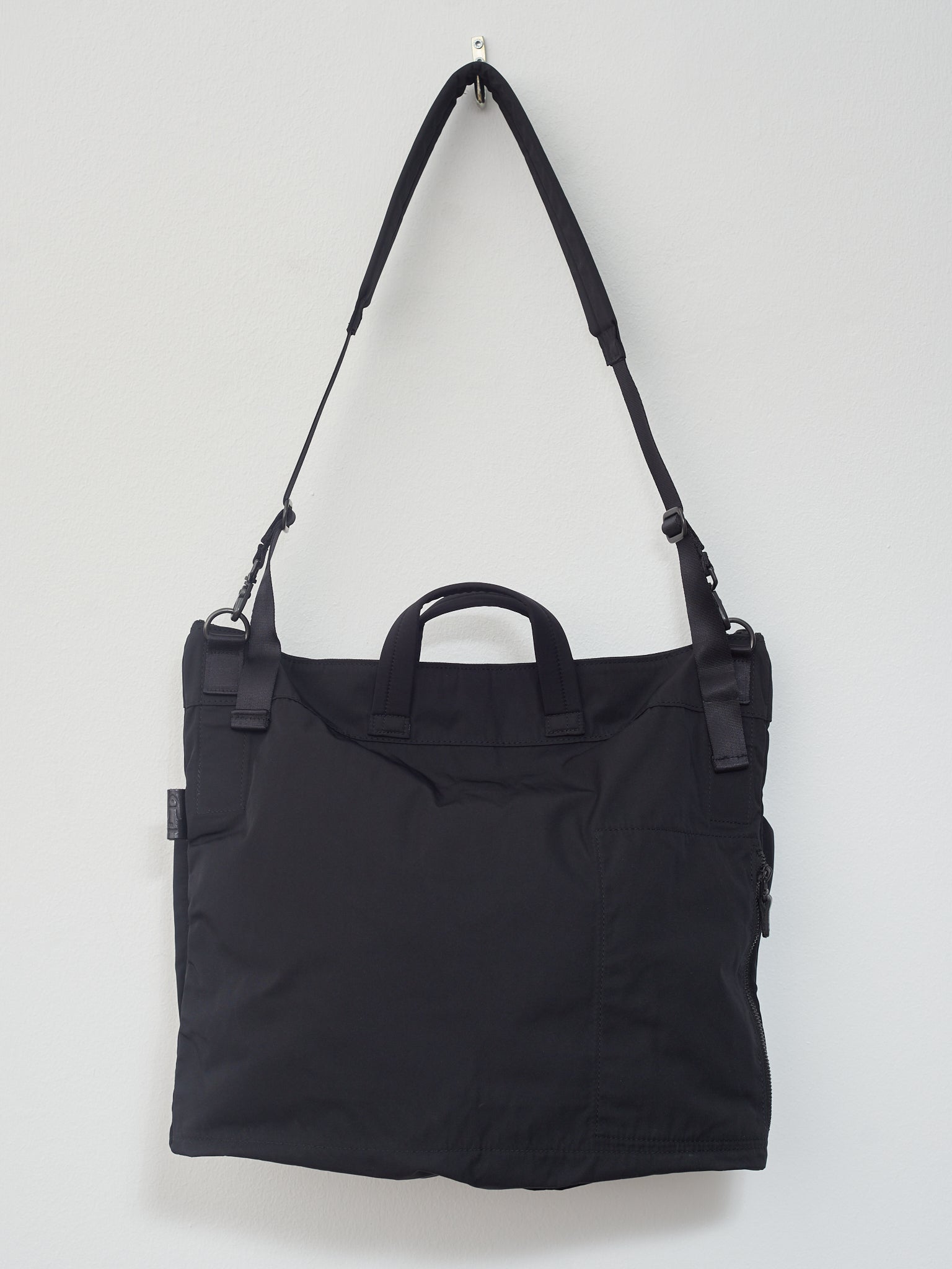 Gabardine Helmet Bag - Black
