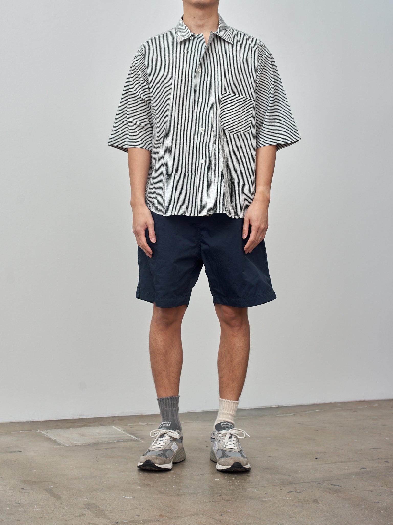 Namu Shop - Kaptain Sunshine Trainer Short Pants - Navy