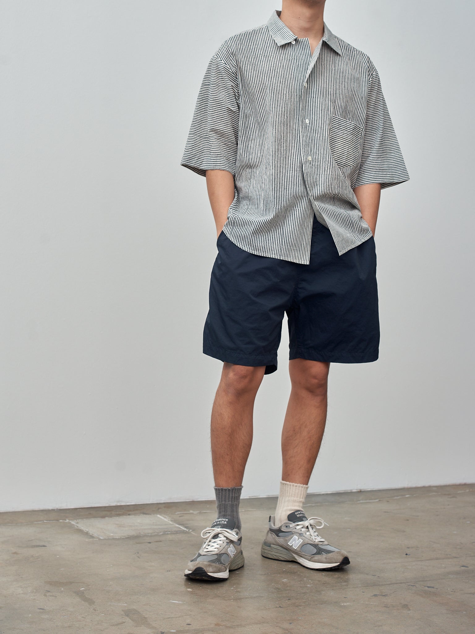 Namu Shop - Kaptain Sunshine Trainer Short Pants - Navy