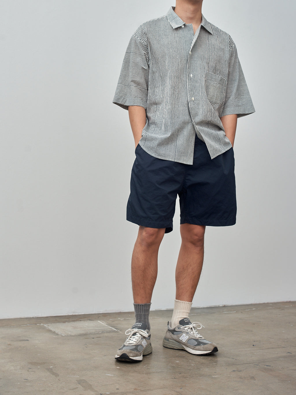 Namu Shop - Kaptain Sunshine Trainer Short Pants - Navy