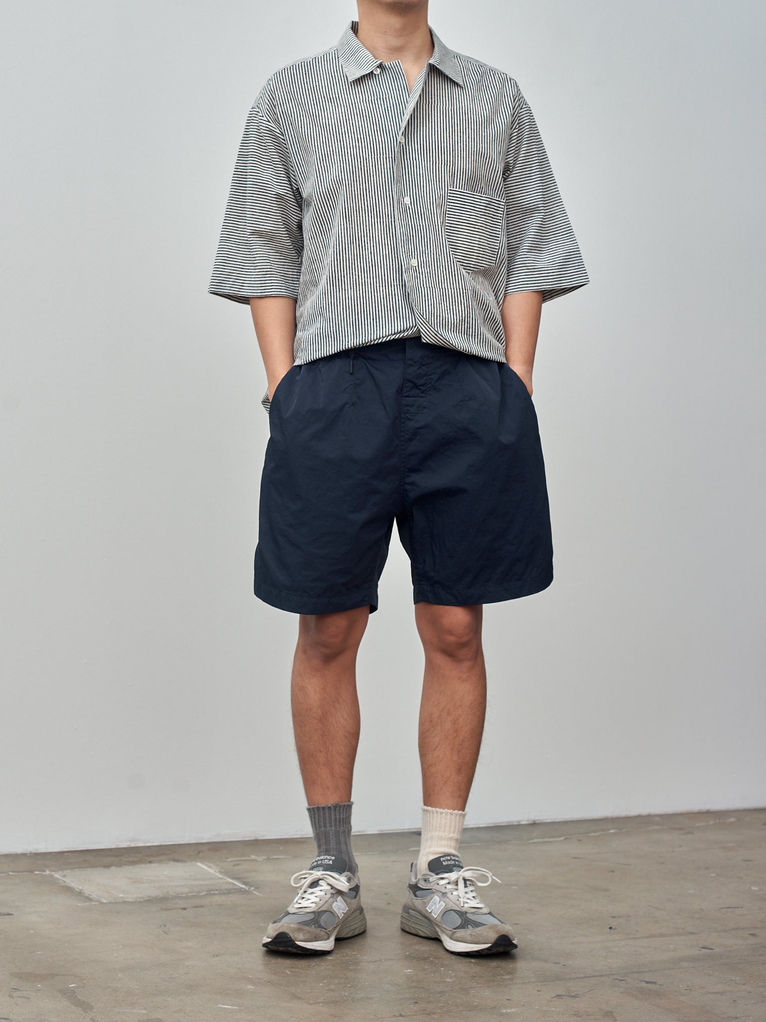 Namu Shop - Kaptain Sunshine Trainer Short Pants - Navy