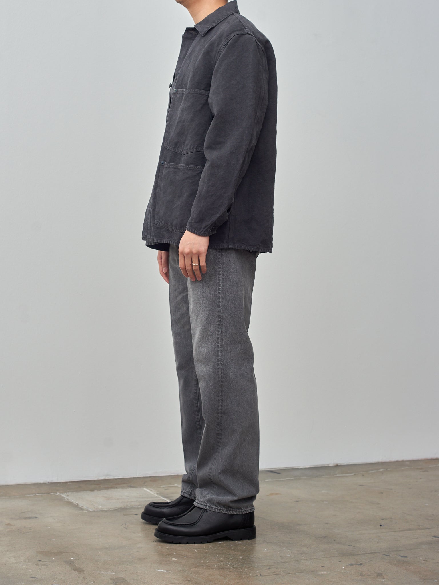 Namu Shop - Kaptain Sunshine Coverall Jacket - Ink Black