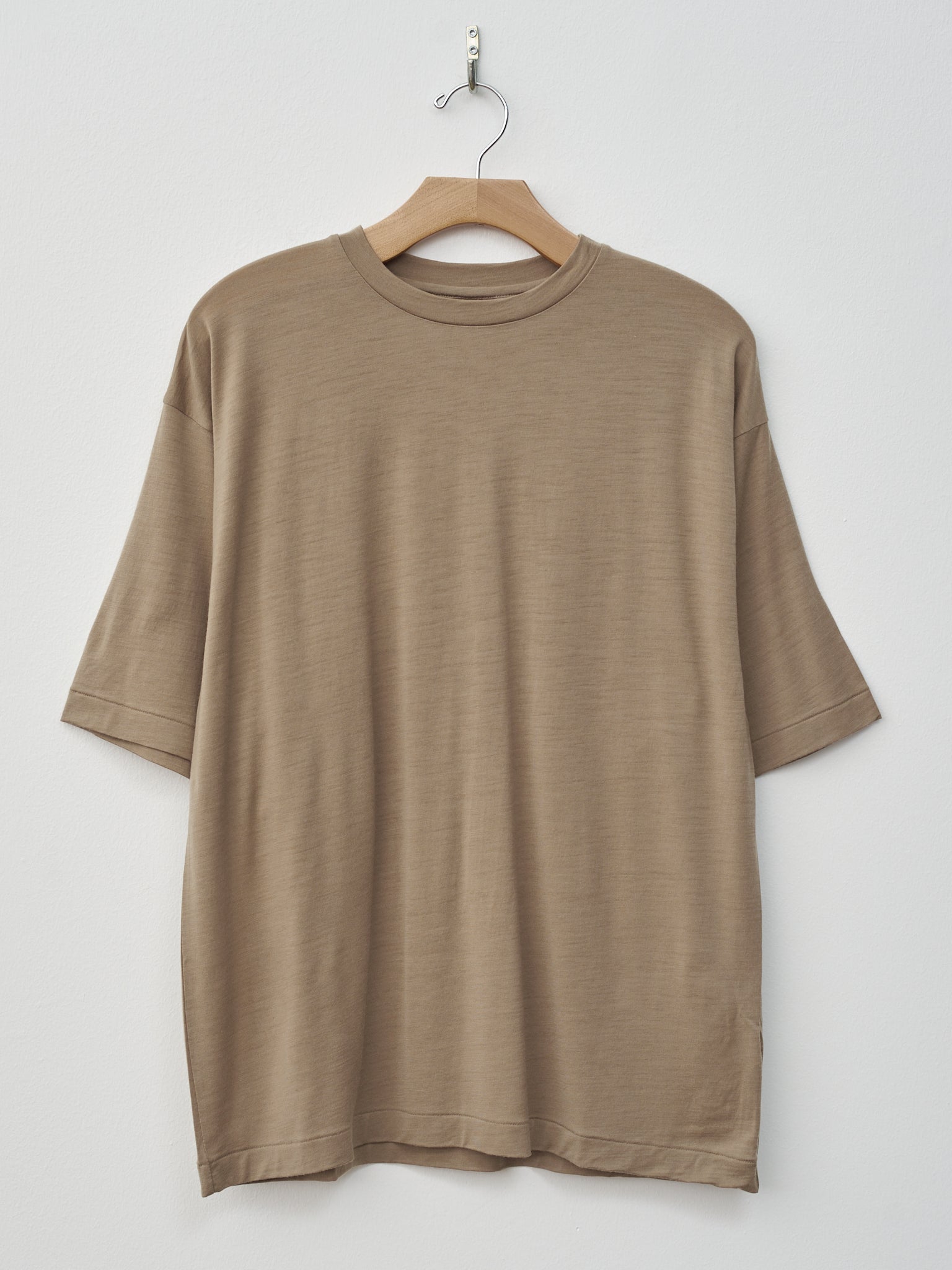 Namu Shop - Kaptain Sunshine Super Soft Merino Tenijiku Halfsleeve Tee - Beige