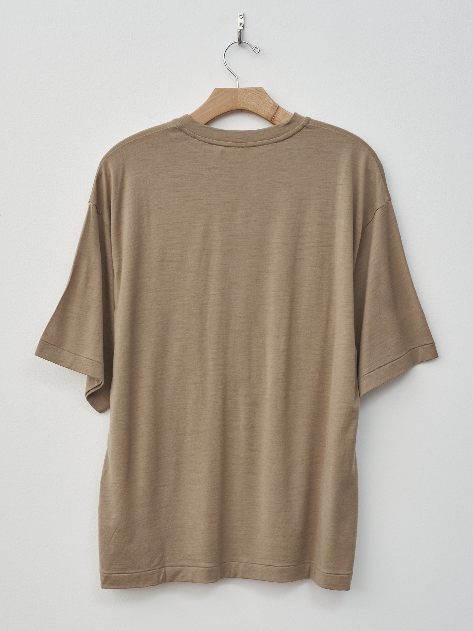 Namu Shop - Kaptain Sunshine Super Soft Merino Tenijiku Halfsleeve Tee - Beige