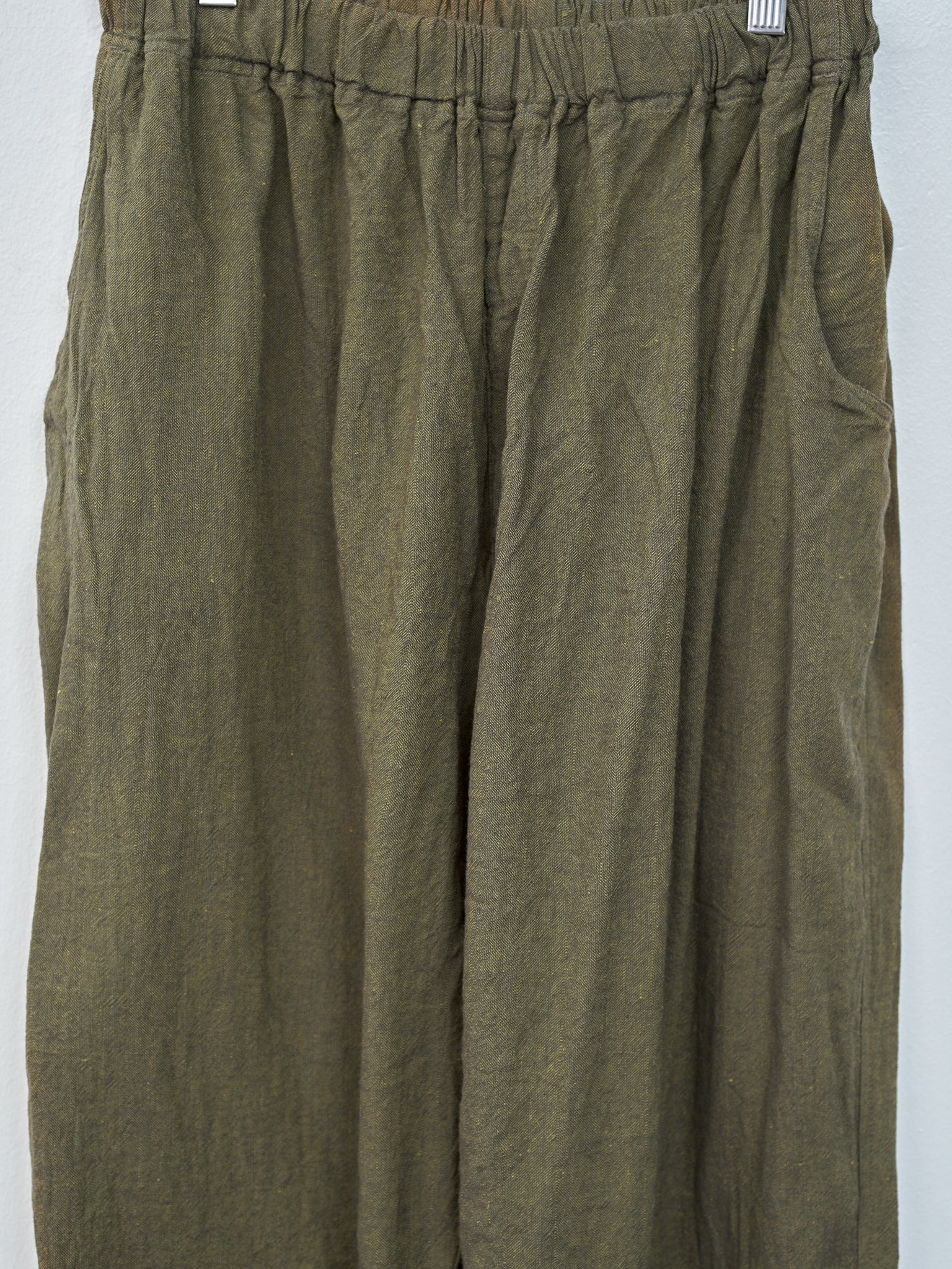 Namu Shop - Ichi Antiquites Herringbone Pants - Charcoal