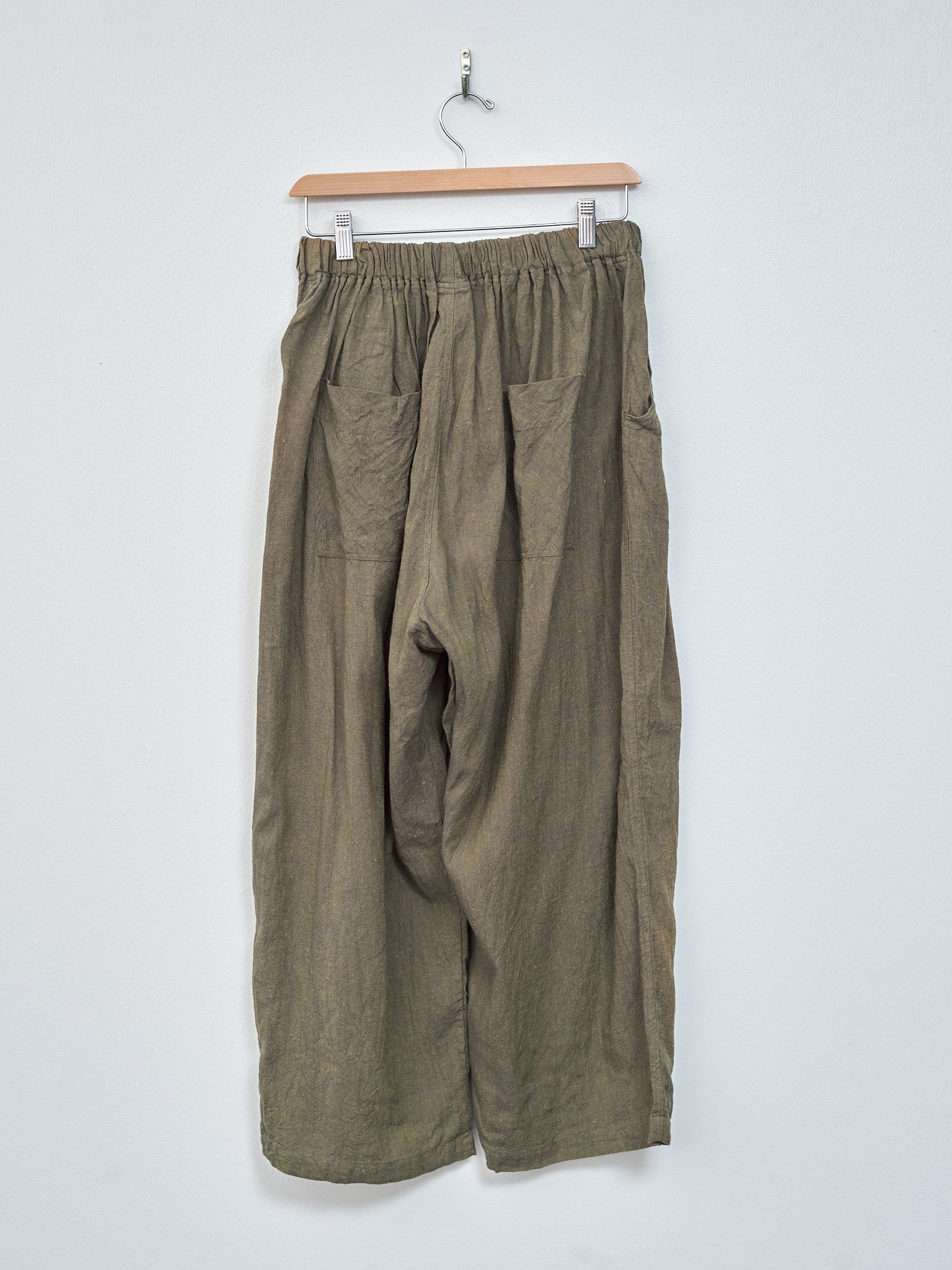 Namu Shop - Ichi Antiquites Herringbone Pants - Charcoal