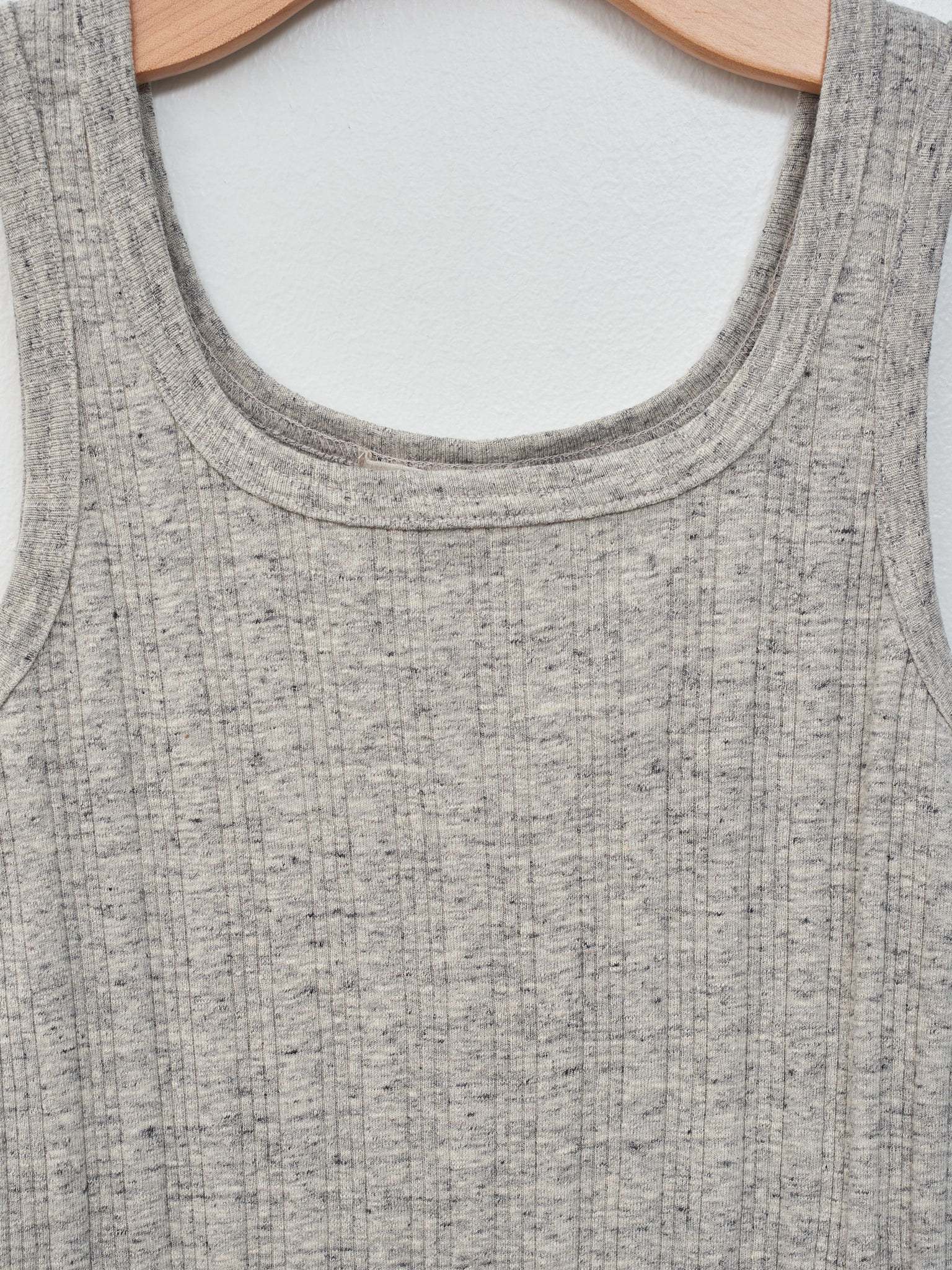 Namu Shop - Ichi Vintage Cotton Stripe Tanktop - Gray