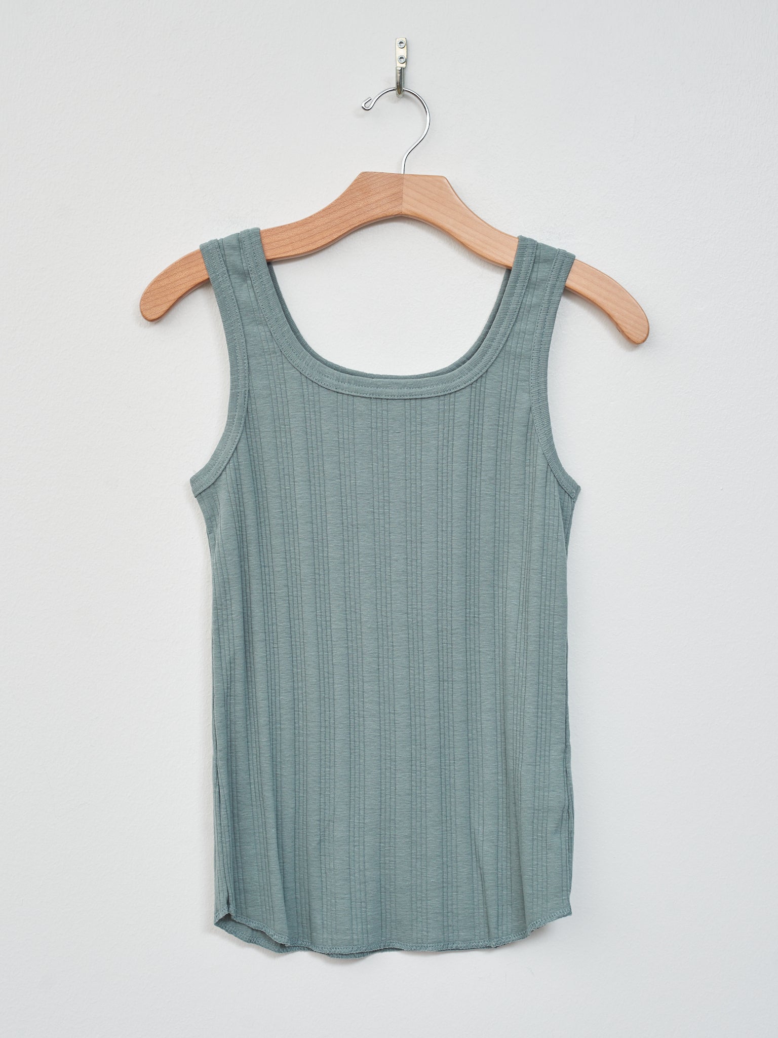 Namu Shop - Ichi Vintage Cotton Stripe Tanktop - Grayish Blue