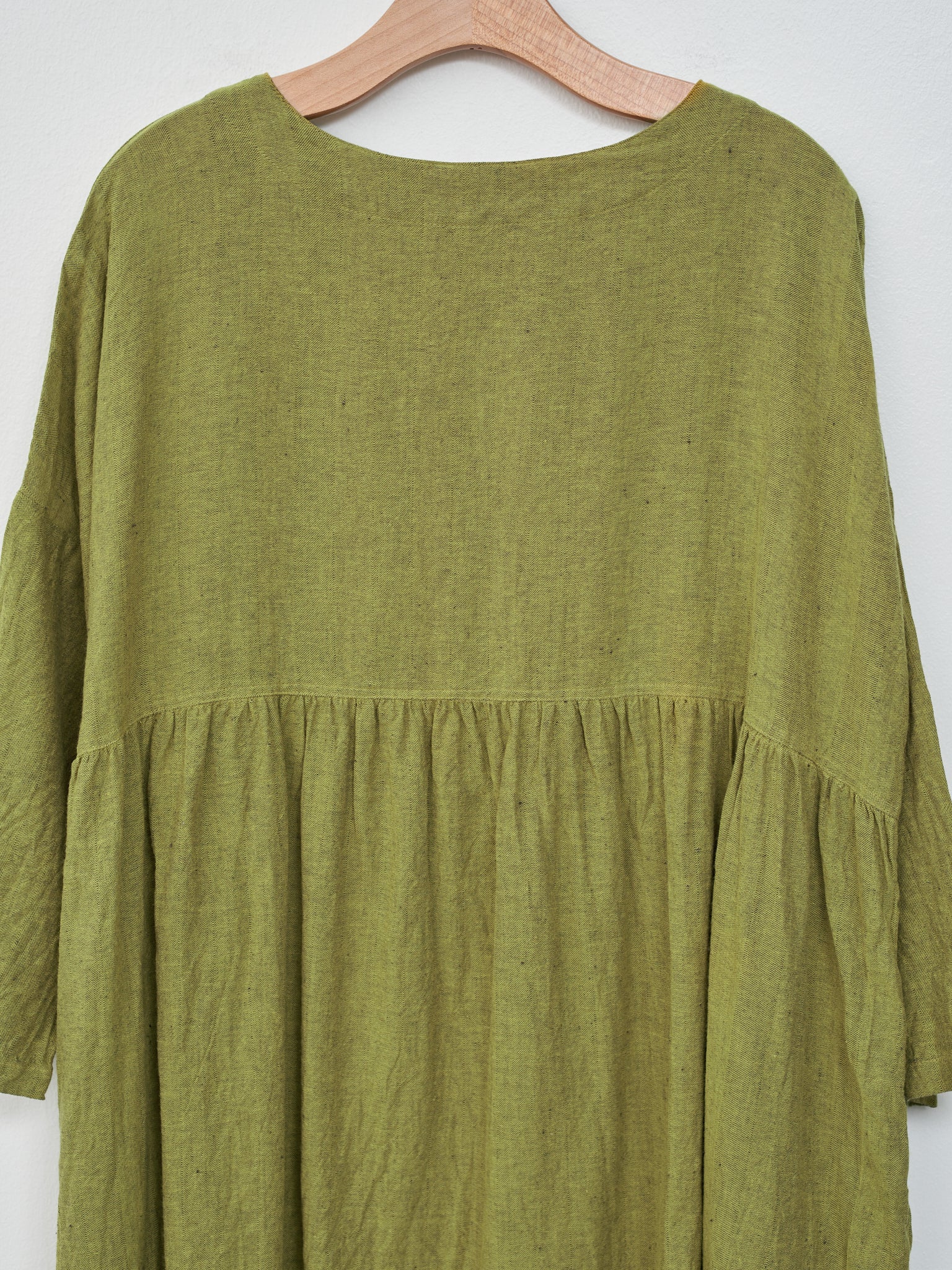 Namu Shop - Ichi Herringbone Dress - Yellow