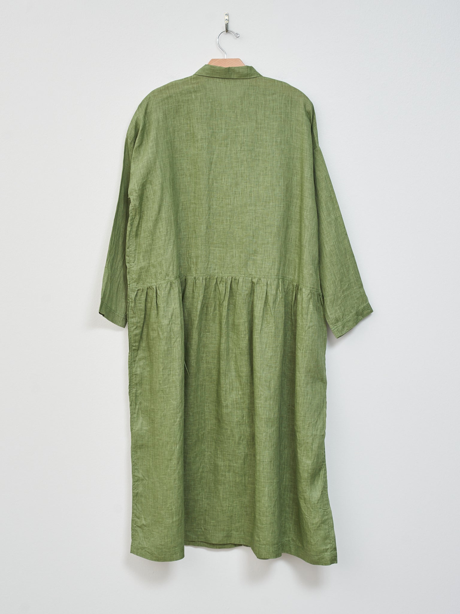 Namu Shop - Ichi Color Linen Dress - Green