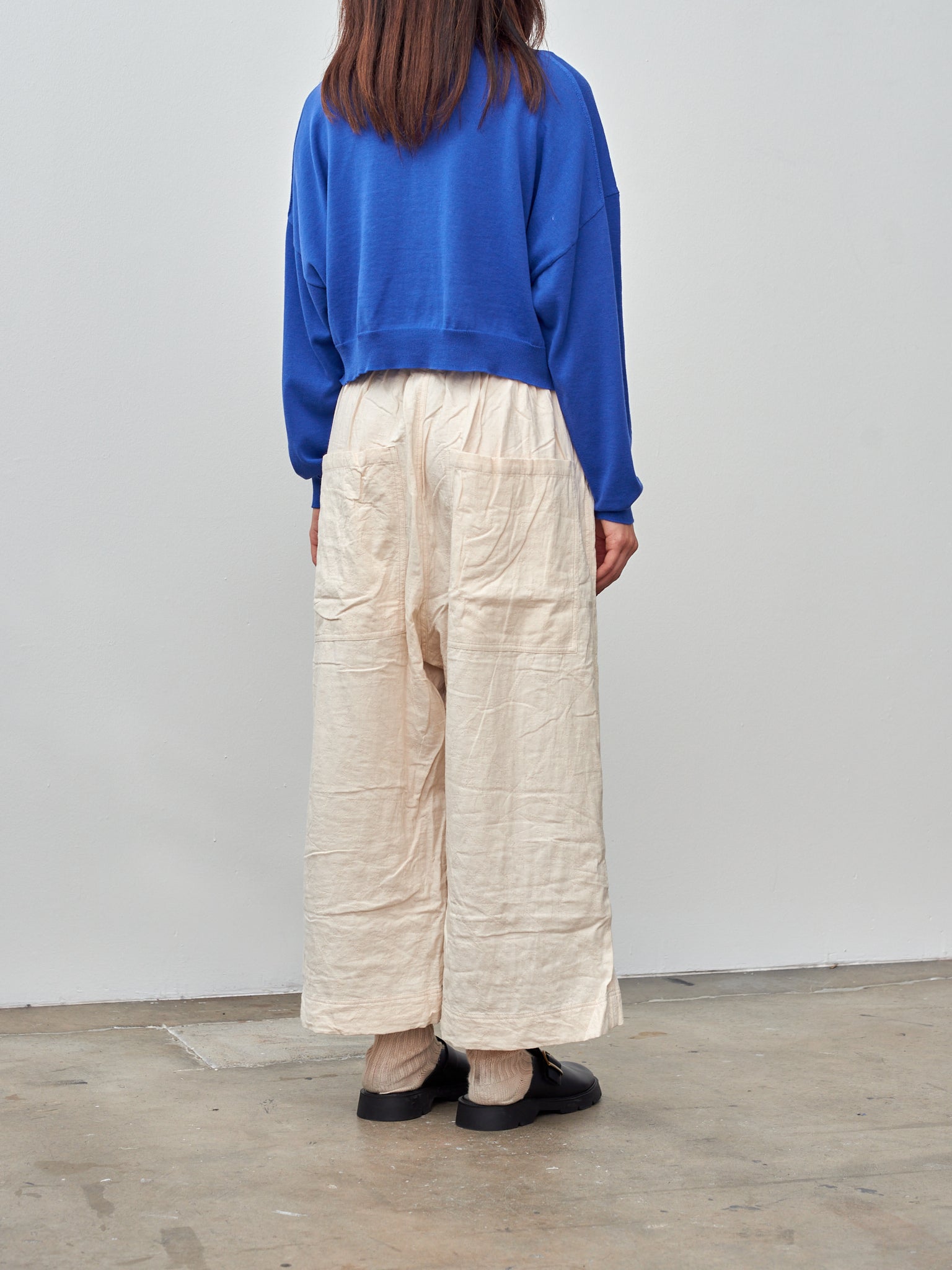 Namu Shop - Ichi Wholegarment Cardigan - Blue