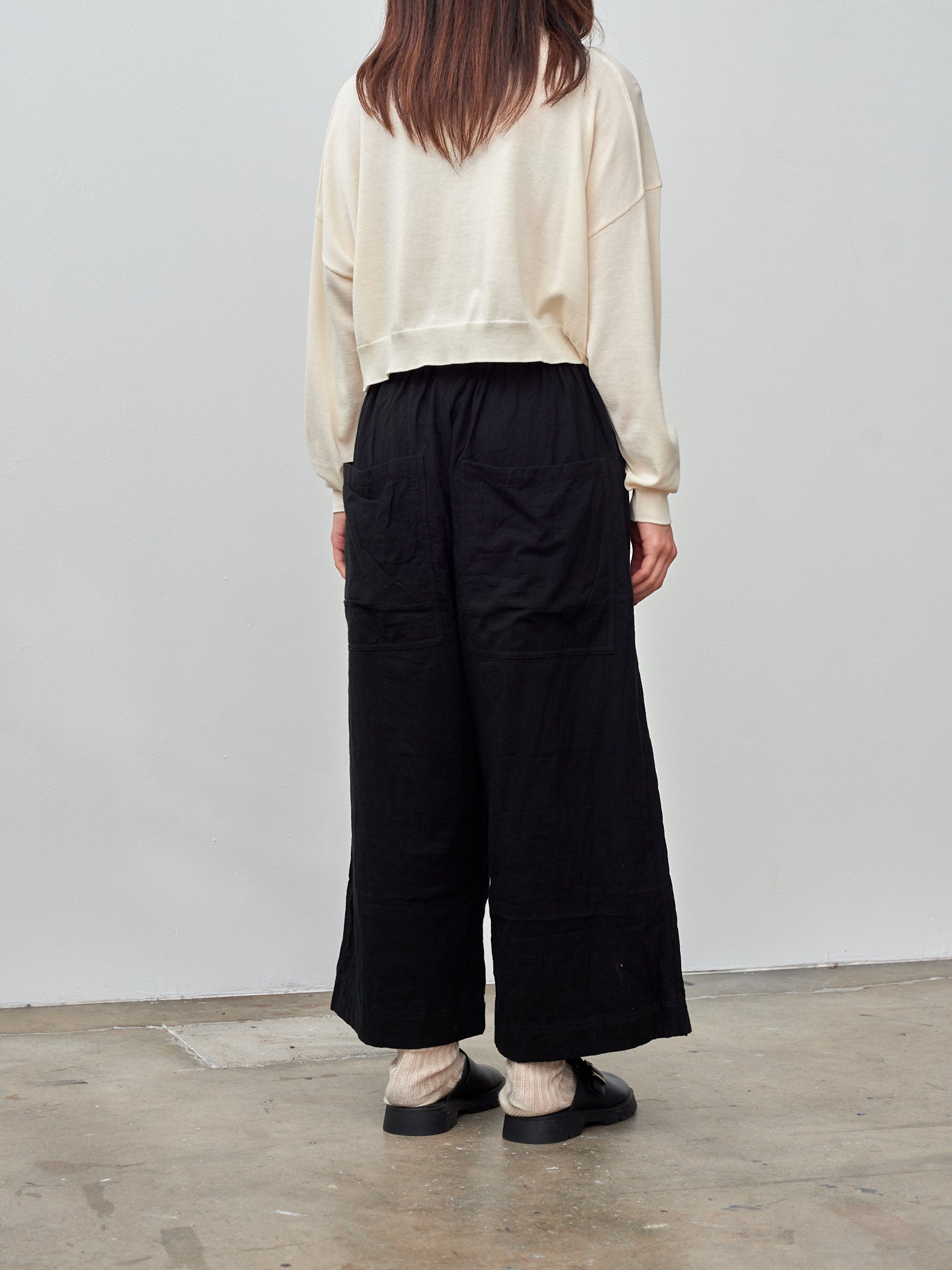 Namu Shop - Ichi Azumadaki Quilt Pants - Black
