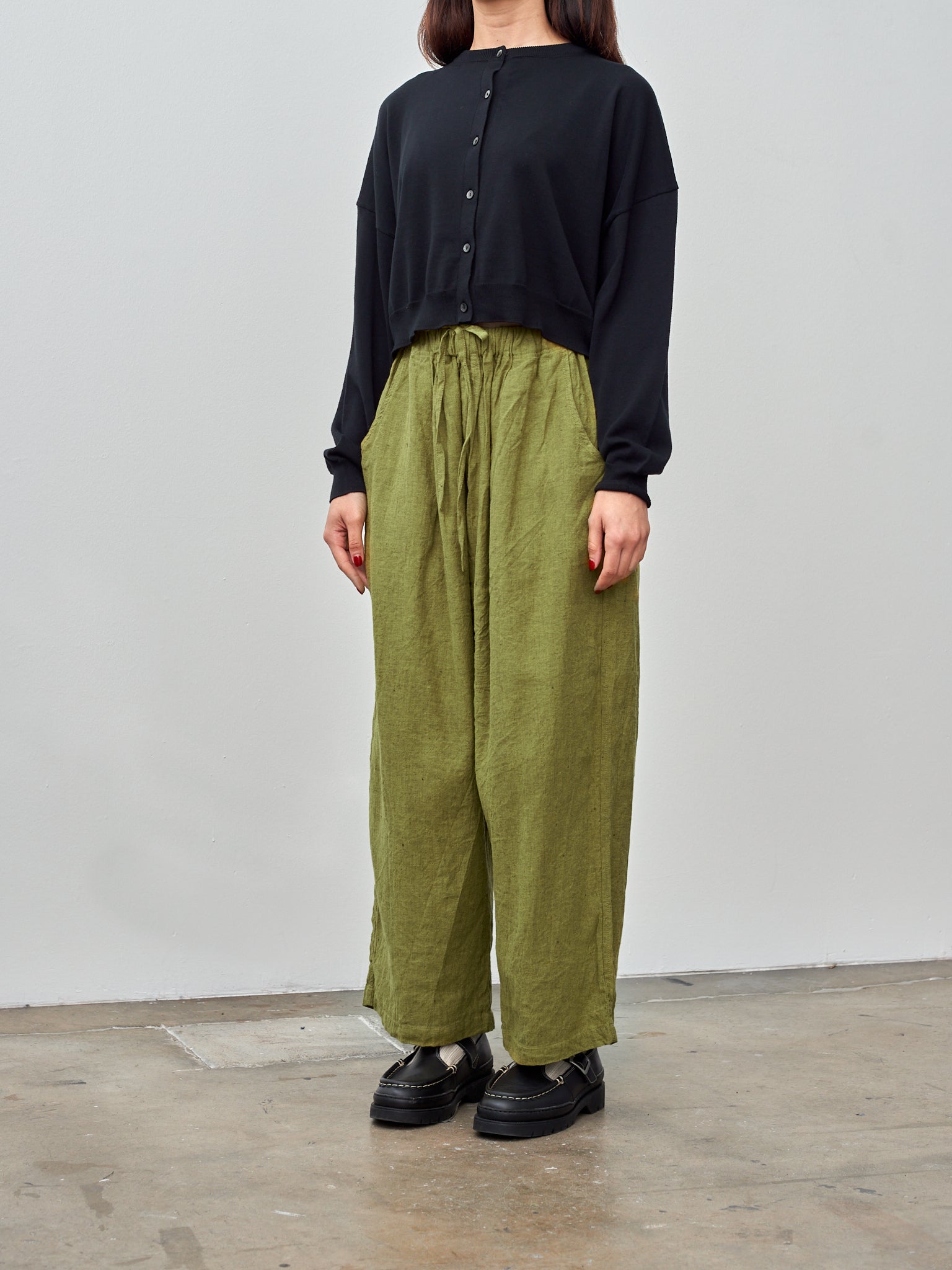 Namu Shop - Ichi Wholegarment Cardigan - Black
