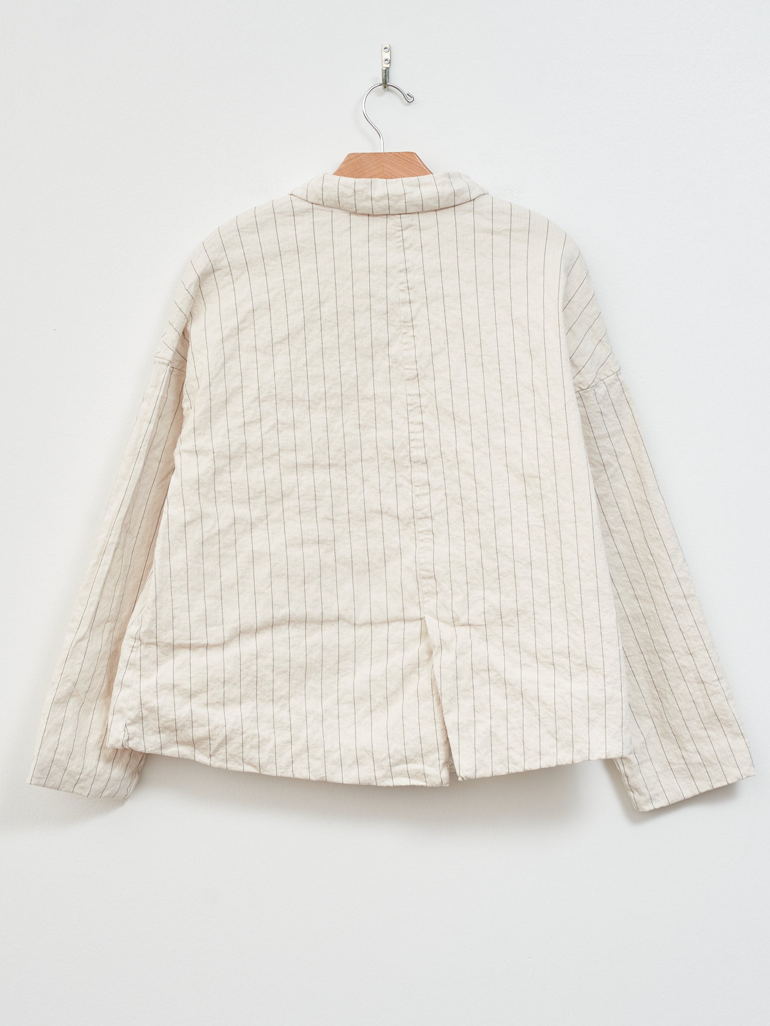 Namu Shop - Album di Famiglia Pinstripe Loose Blazer - Natural