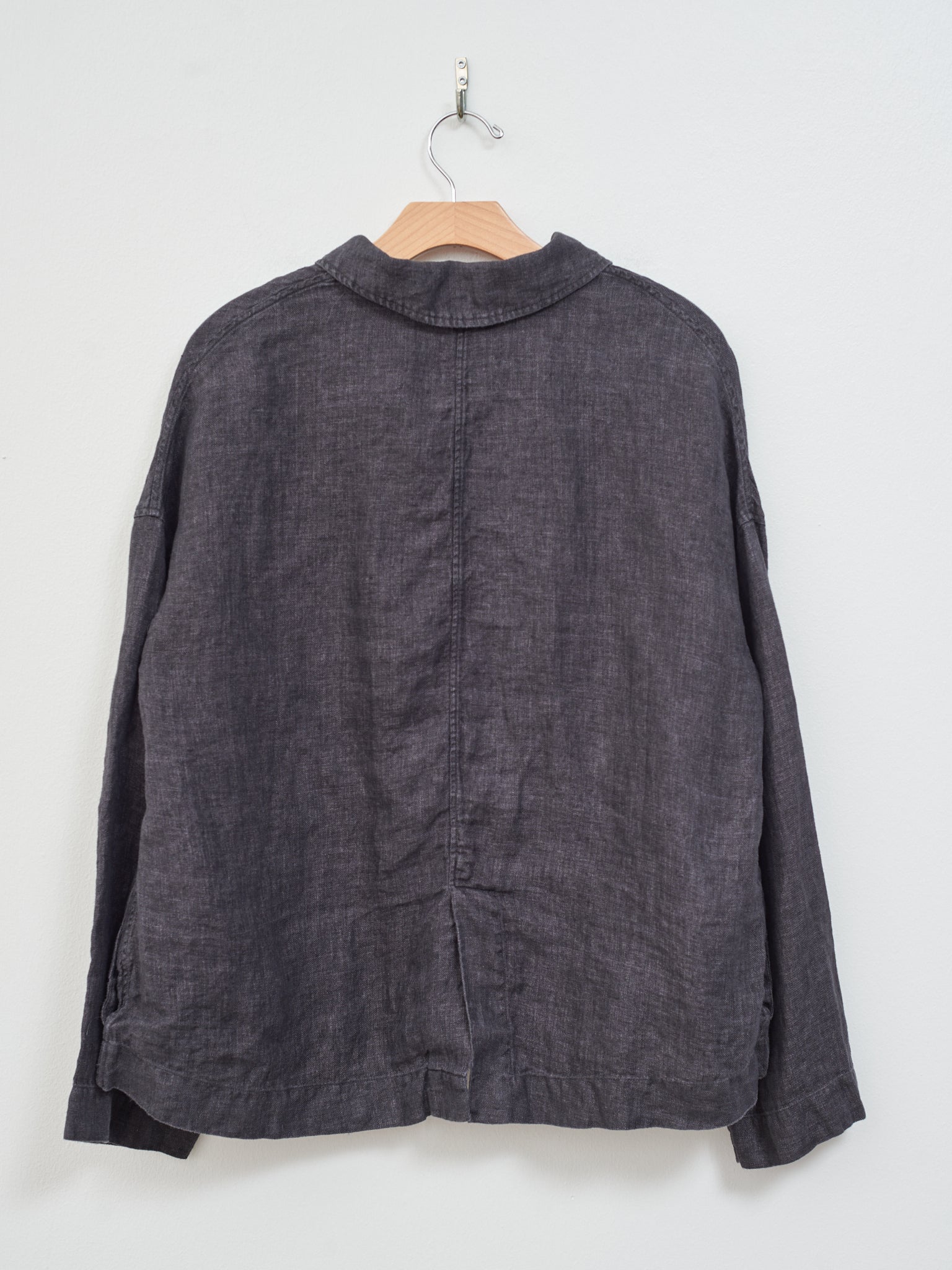 Namu Shop - Album di Famiglia Linen Loose Blazer - Black