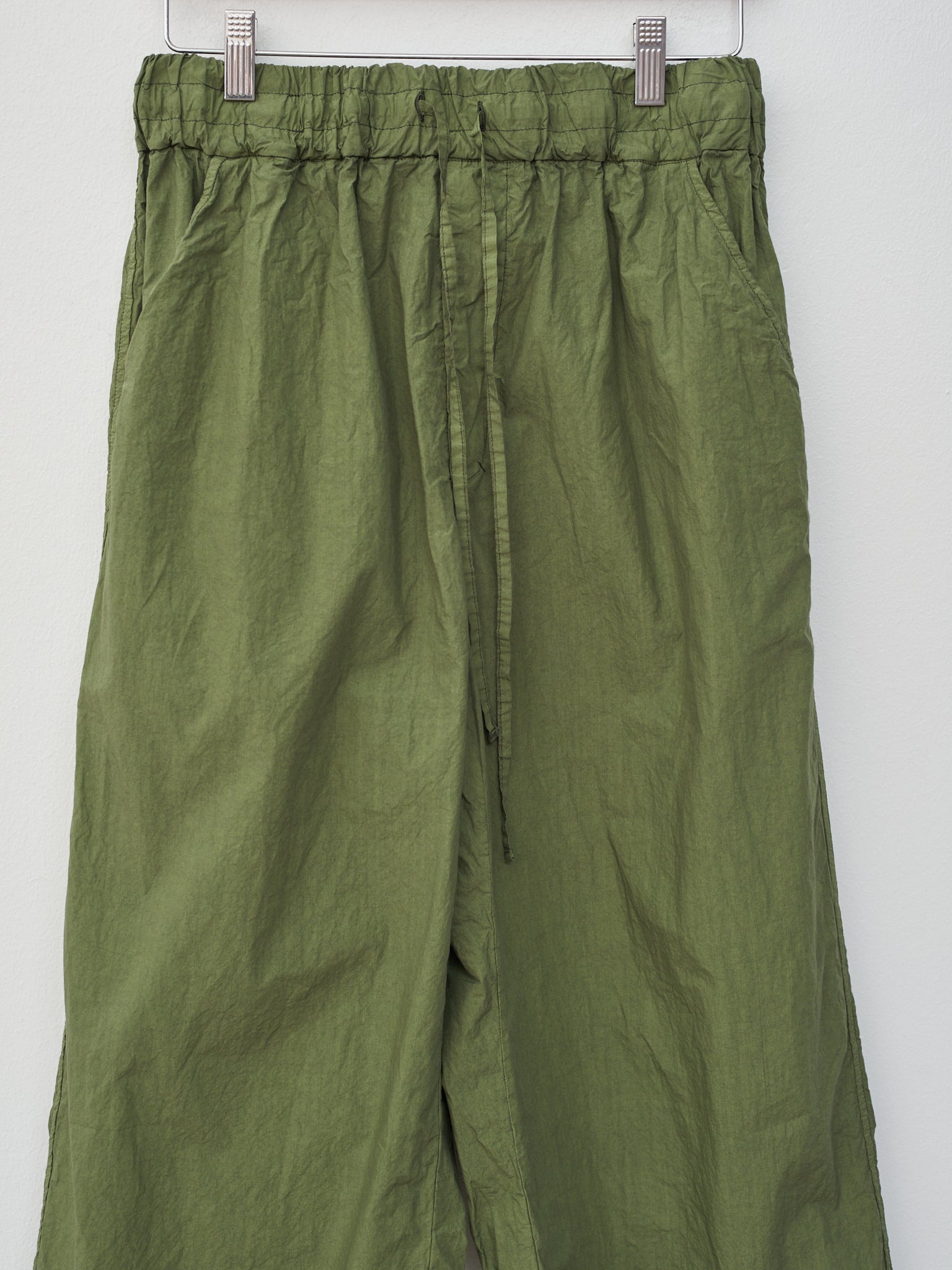 Namu Shop - Album di Famiglia Wide & Short Trousers TC - Green Lawn