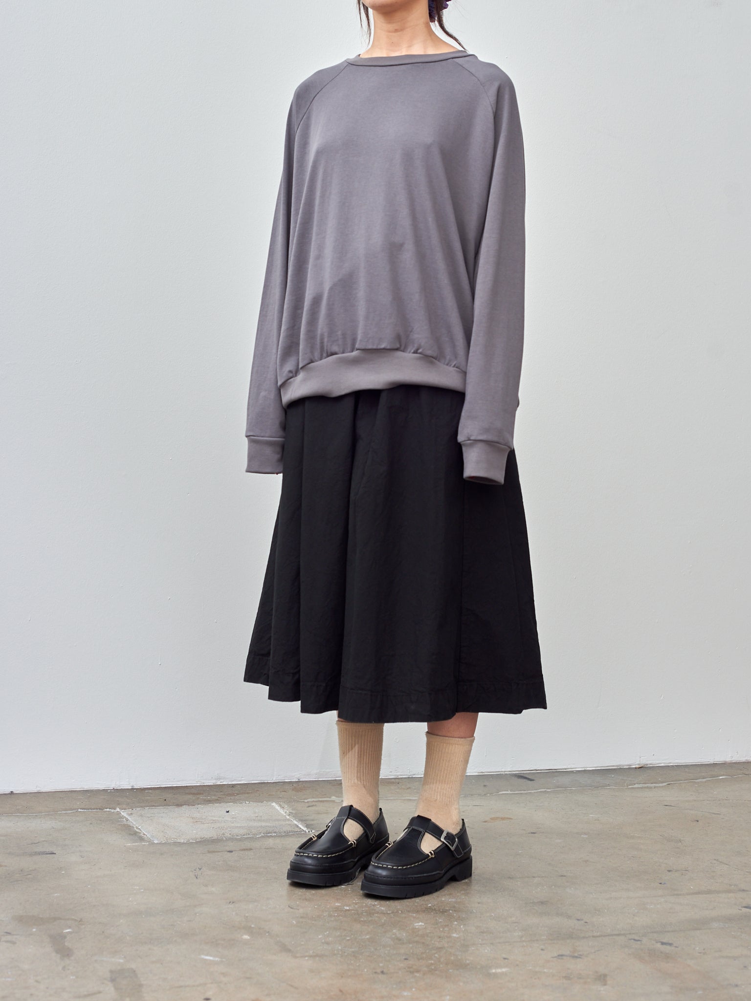 Namu Shop - Veritecoeur Long Sleeve Tee - Gray