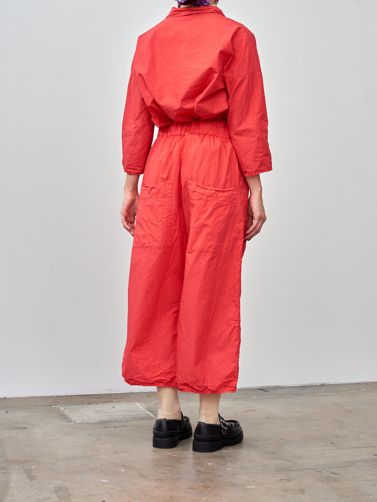 Namu Shop - Album di Famiglia Wide & Short Trousers TC - Poppy Red