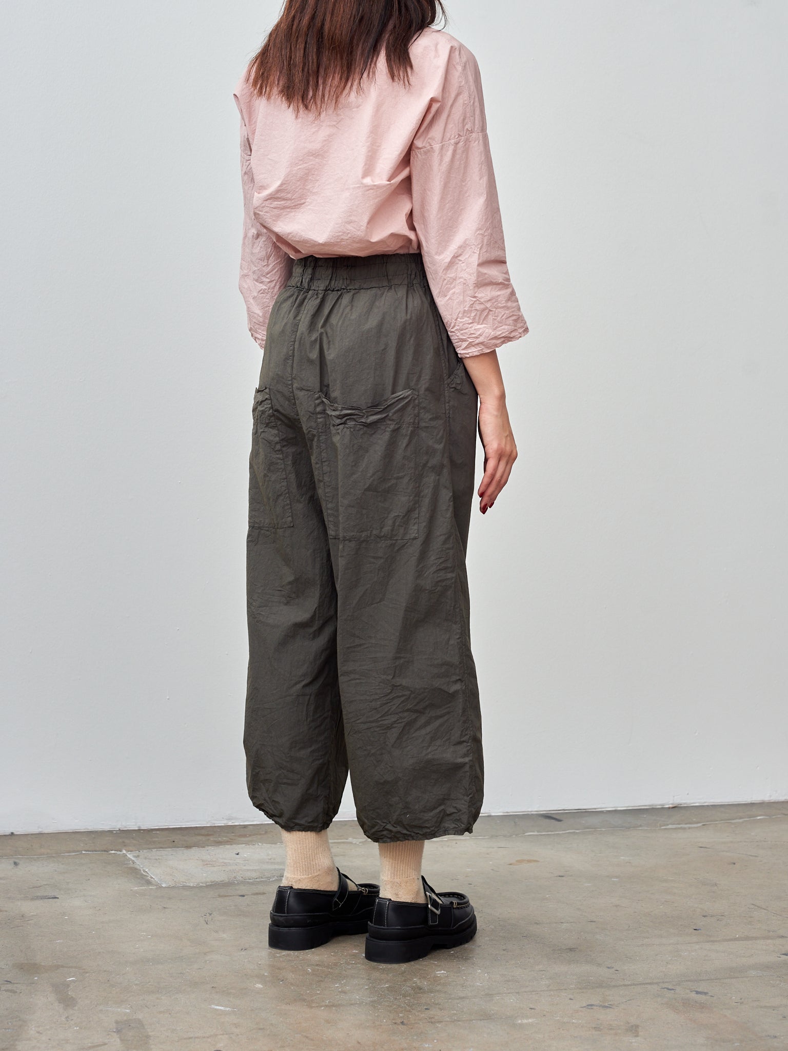 Namu Shop - Album di Famiglia Wide & Short Trousers TC - Anthracite