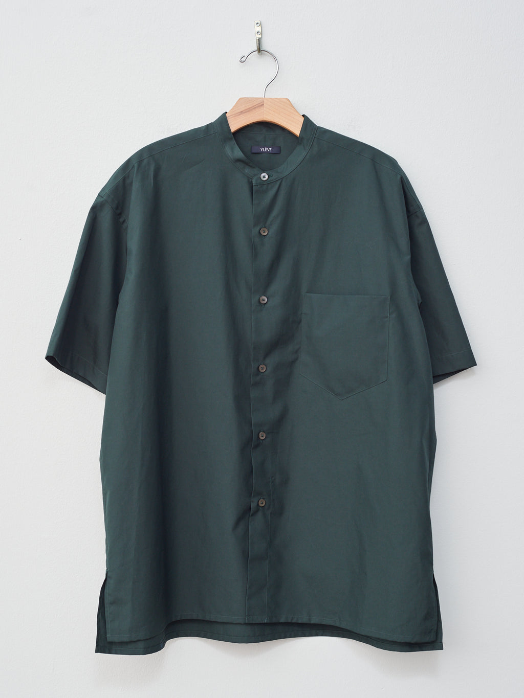 Namu Shop - Yleve Finx Cotton Weather S/S Shirt - Dark Green