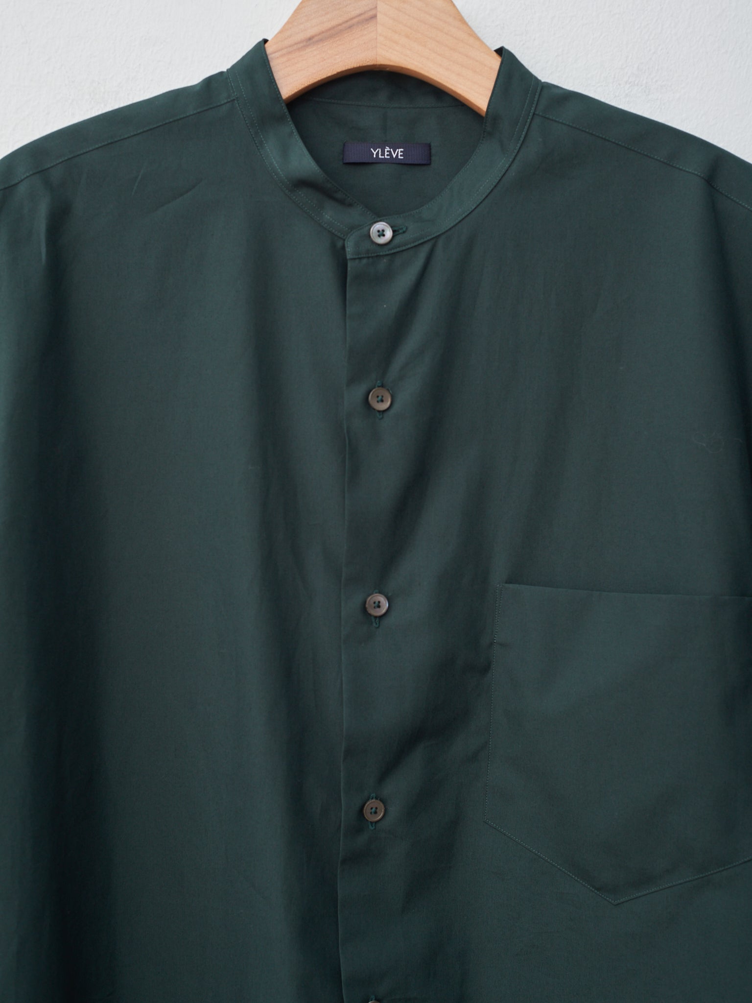 Namu Shop - Yleve Finx Cotton Weather S/S Shirt - Dark Green