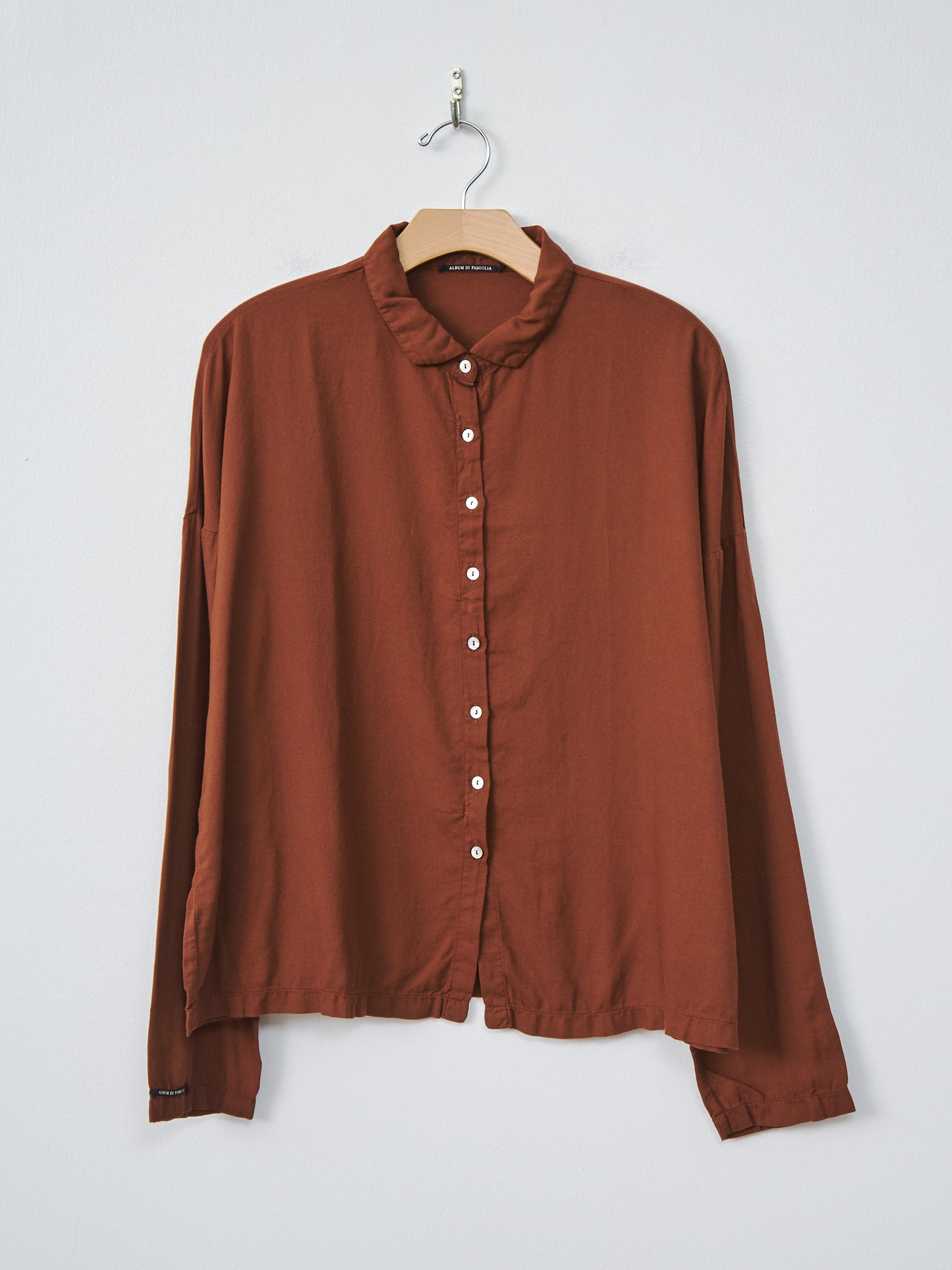 Namu Shop - Album di Famiglia Short Collar Shirt TVC - Rust
