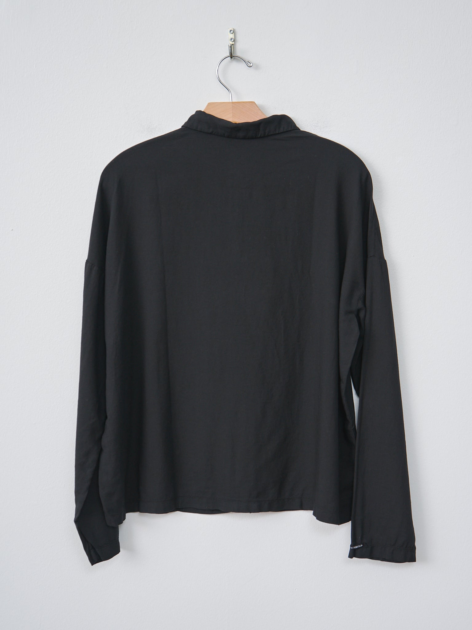 Namu Shop - Album di Famiglia Short Collar Shirt TVC - Black