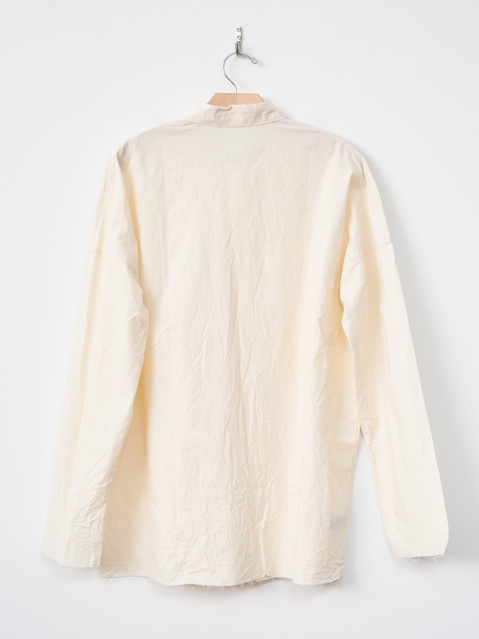 Namu Shop - Album di Famiglia Wrinkled Unisex Collar Shirt - Natural