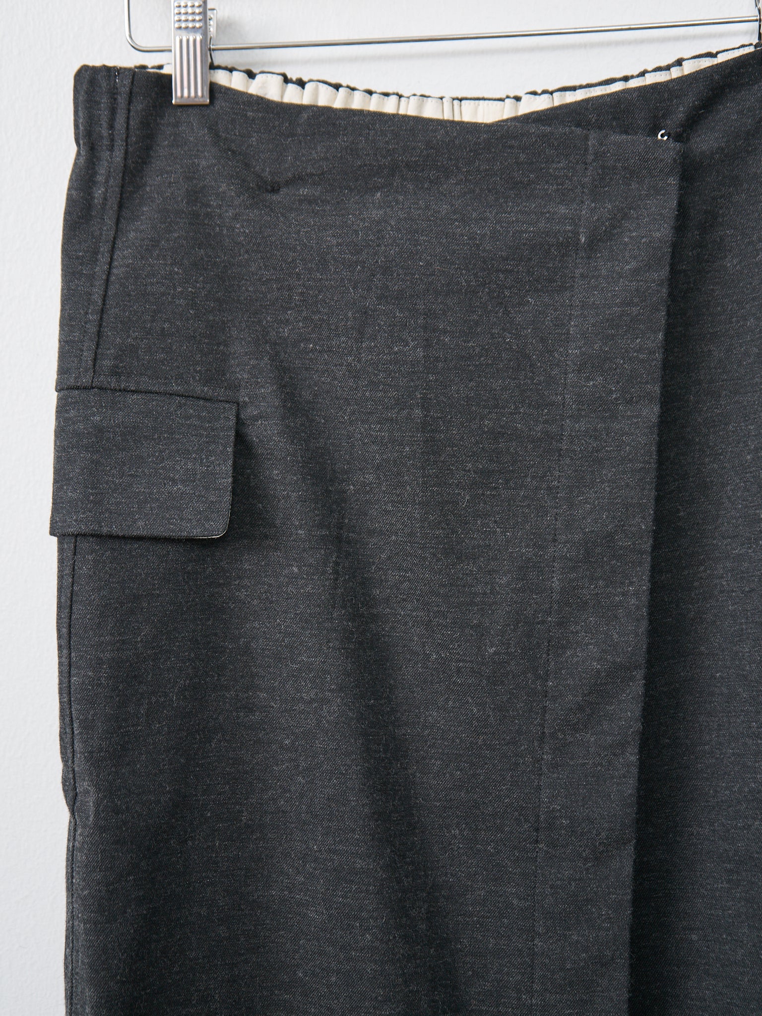 Namu Shop - Album di Famiglia Double Wrap Skirt STW - Slate