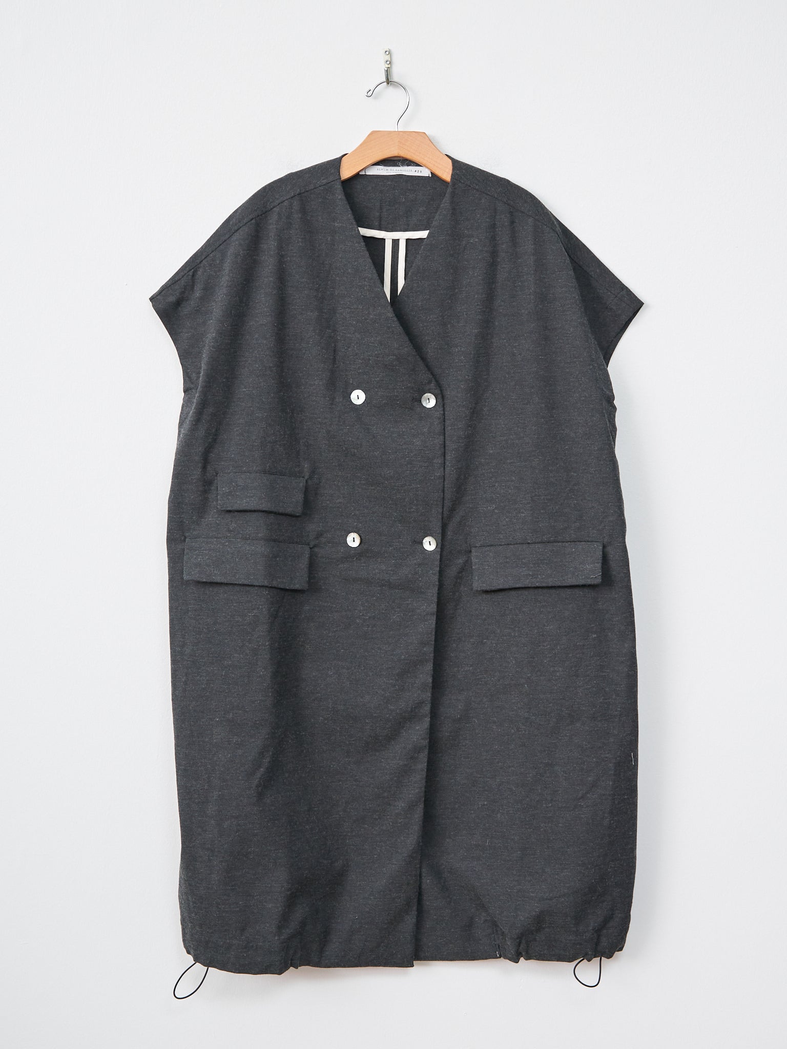 Namu Shop - Album di Famiglia Sleeveless Dress Coat STW - Slate
