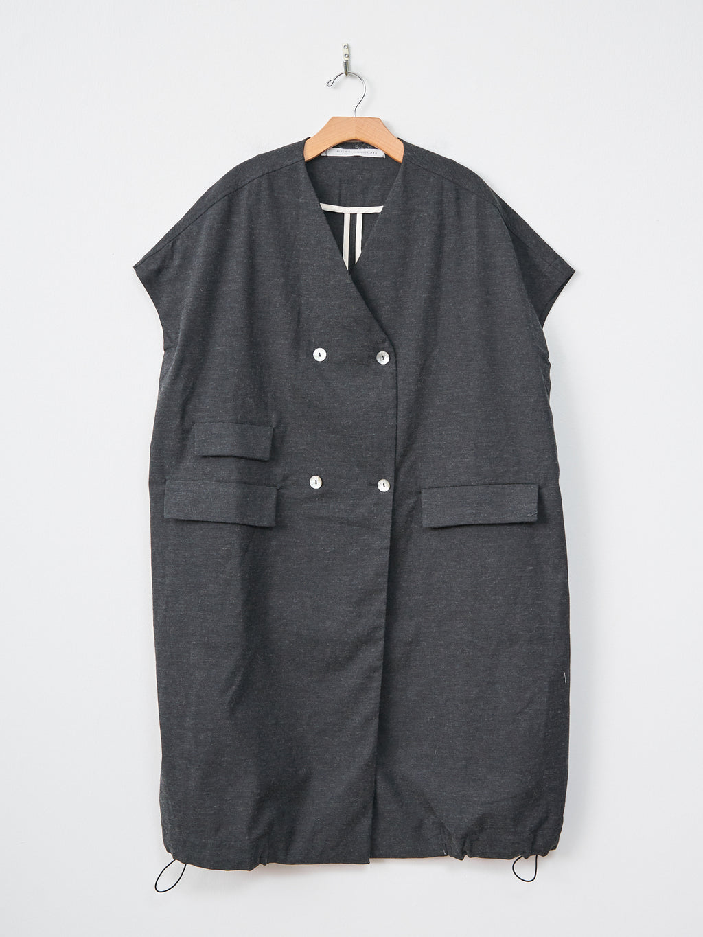 Namu Shop - Album di Famiglia Sleeveless Dress Coat STW - Slate