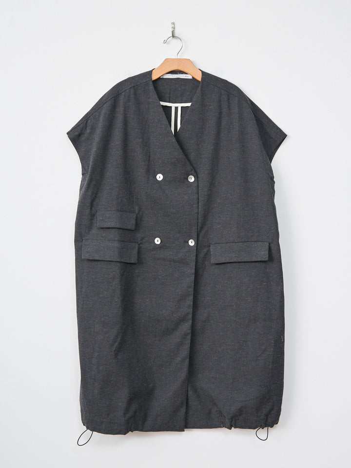 Namu Shop - Album di Famiglia Sleeveless Dress Coat STW - Slate
