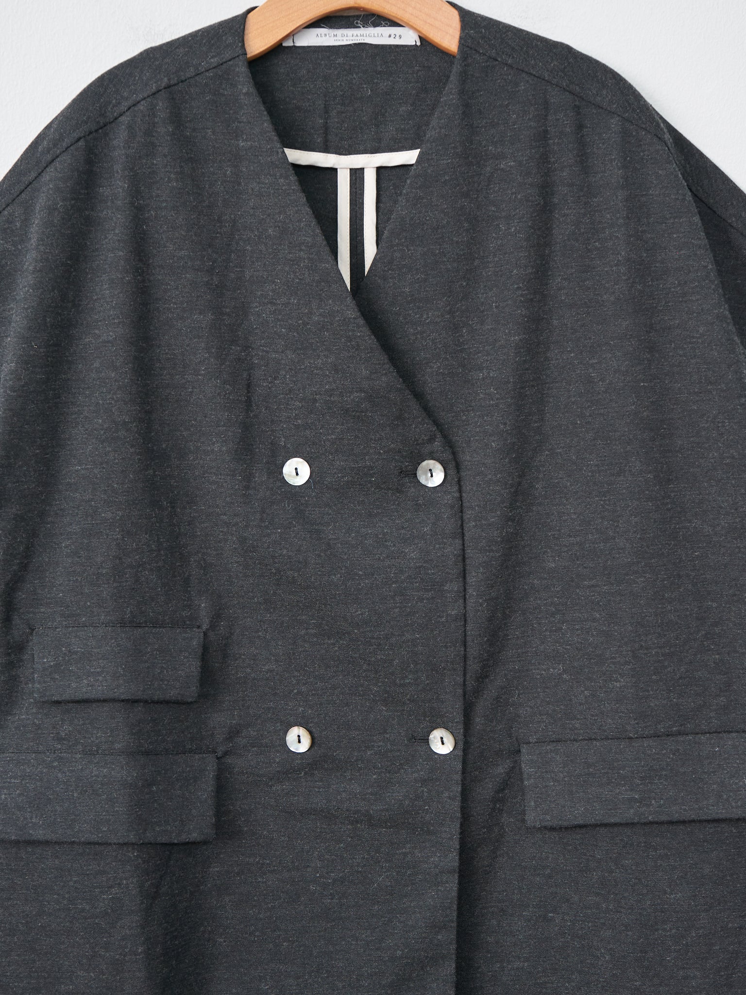 Namu Shop - Album di Famiglia Sleeveless Dress Coat STW - Slate