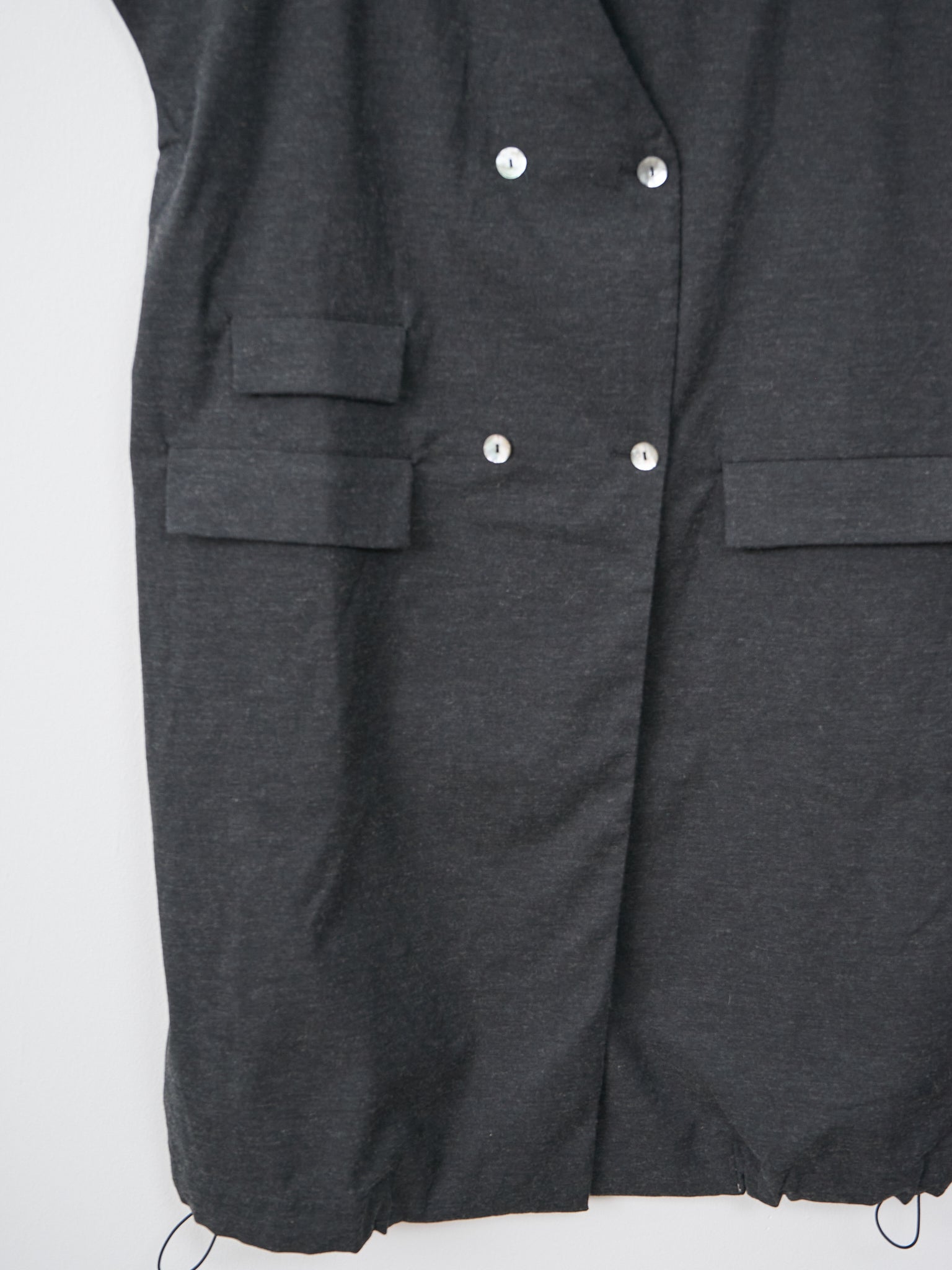 Namu Shop - Album di Famiglia Sleeveless Dress Coat STW - Slate