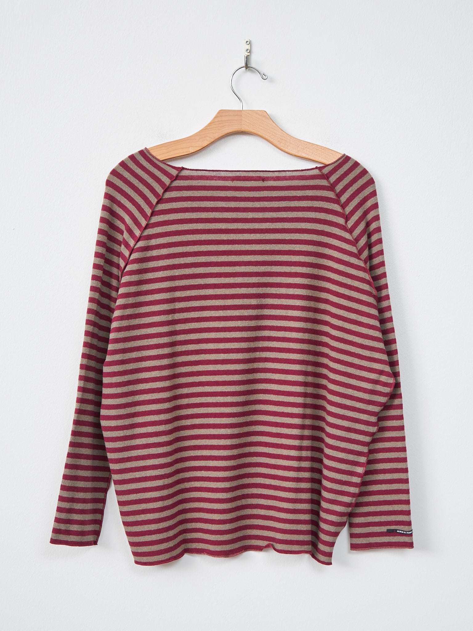 Namu Shop - Album di Famiglia Raglan Riga JL - Red x Beige Stripe