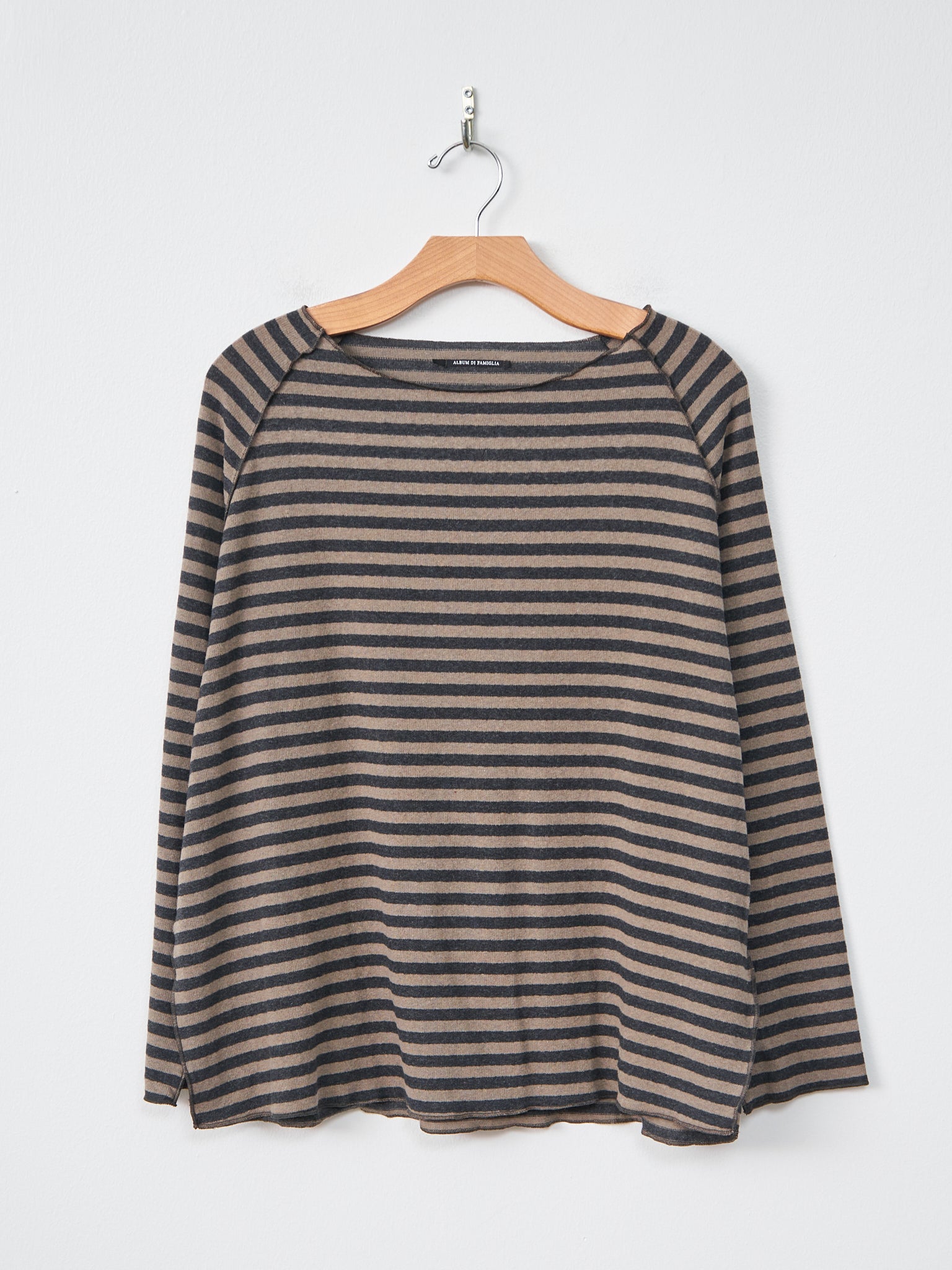 Namu Shop - Album di Famiglia Raglan Riga JL - Slate x Beige Stripe