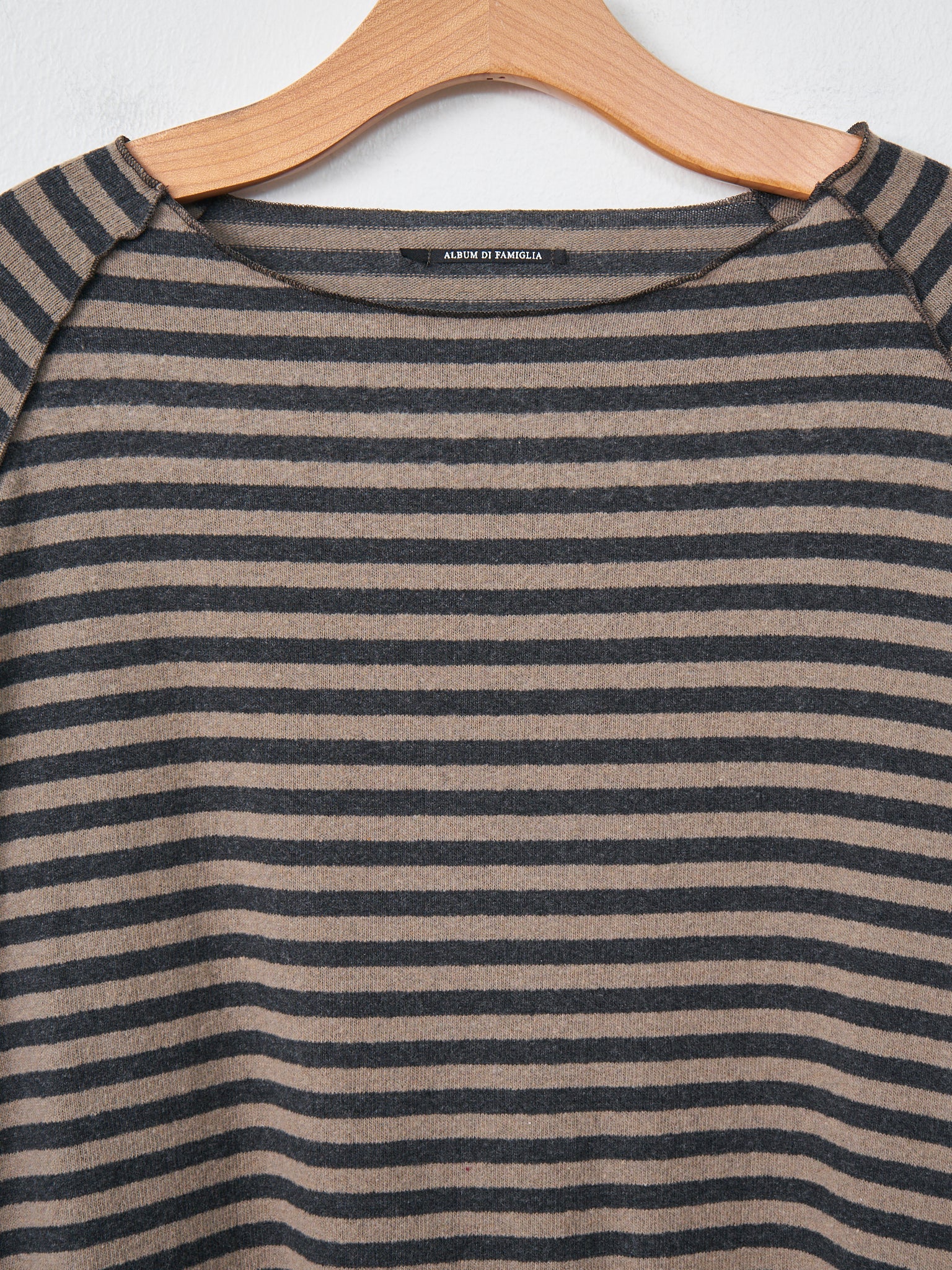 Namu Shop - Album di Famiglia Raglan Riga JL - Slate x Beige Stripe