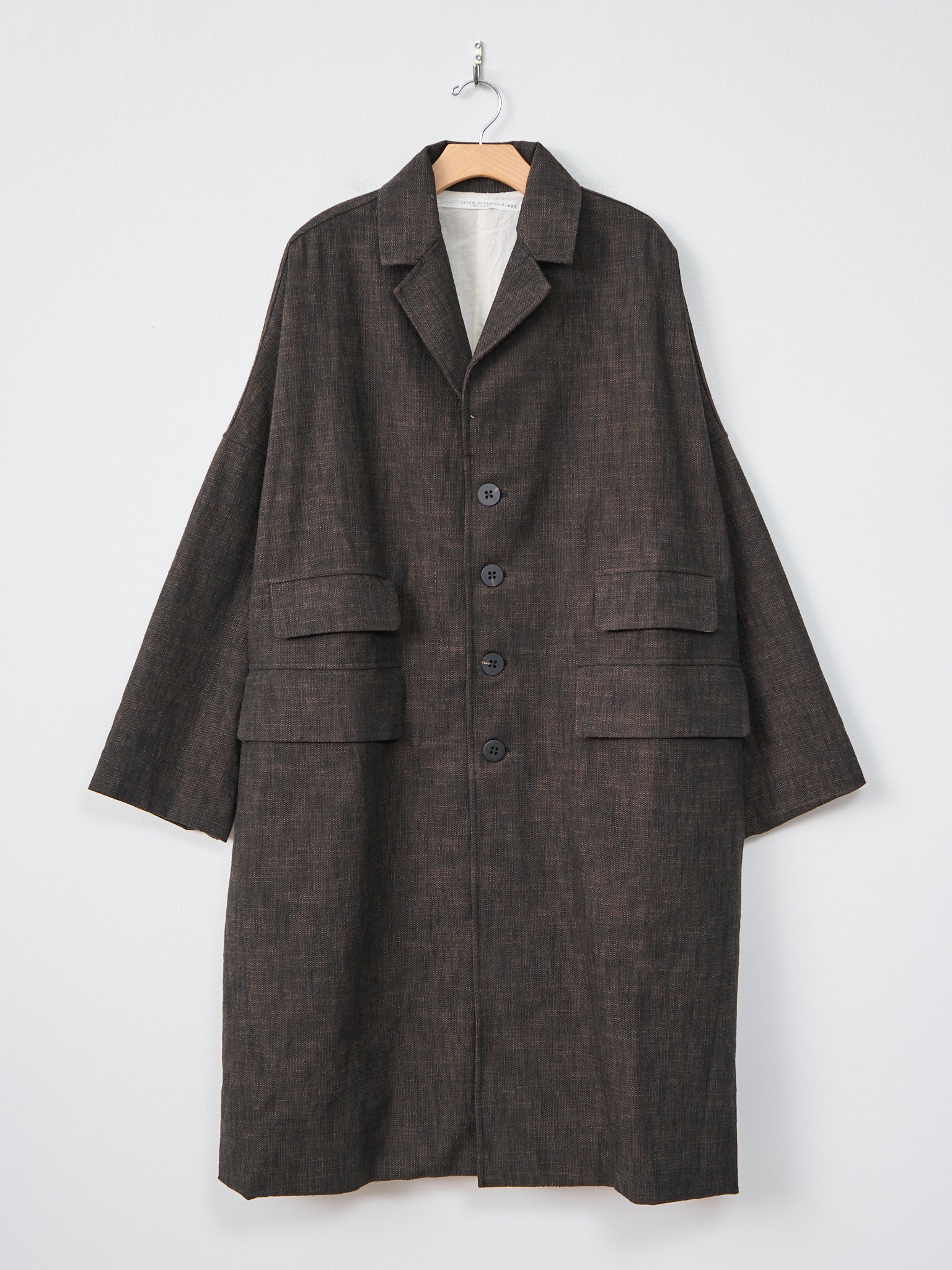 Namu Shop - Album di Famiglia Loose Coat - Cotton Wool Natte
