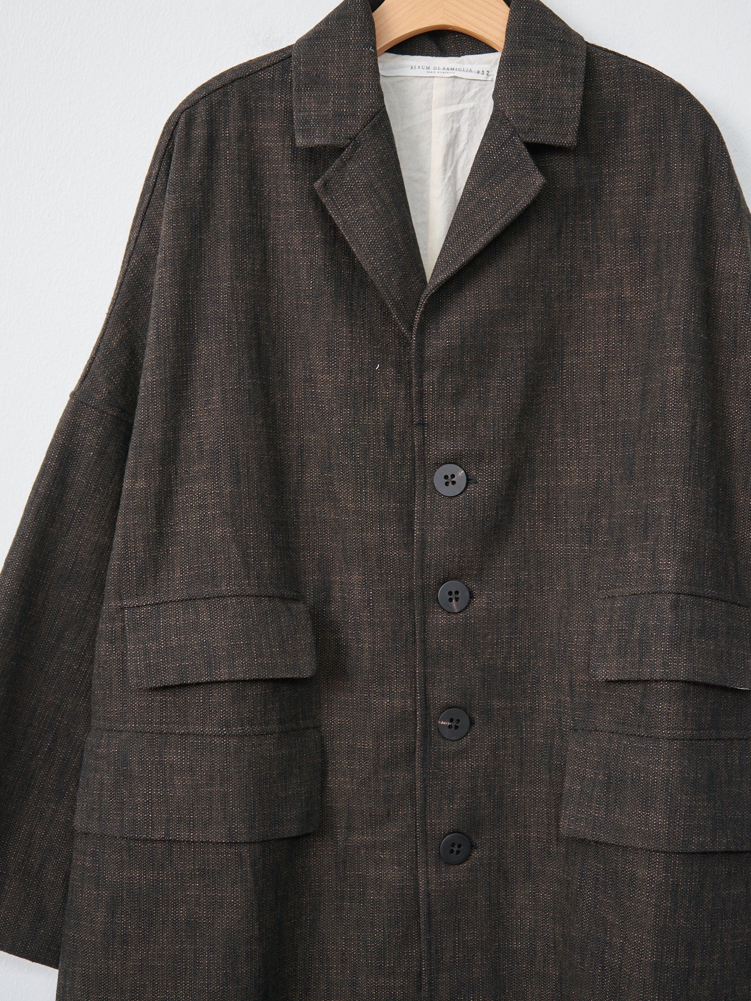 Namu Shop - Album di Famiglia Loose Coat - Cotton Wool Natte