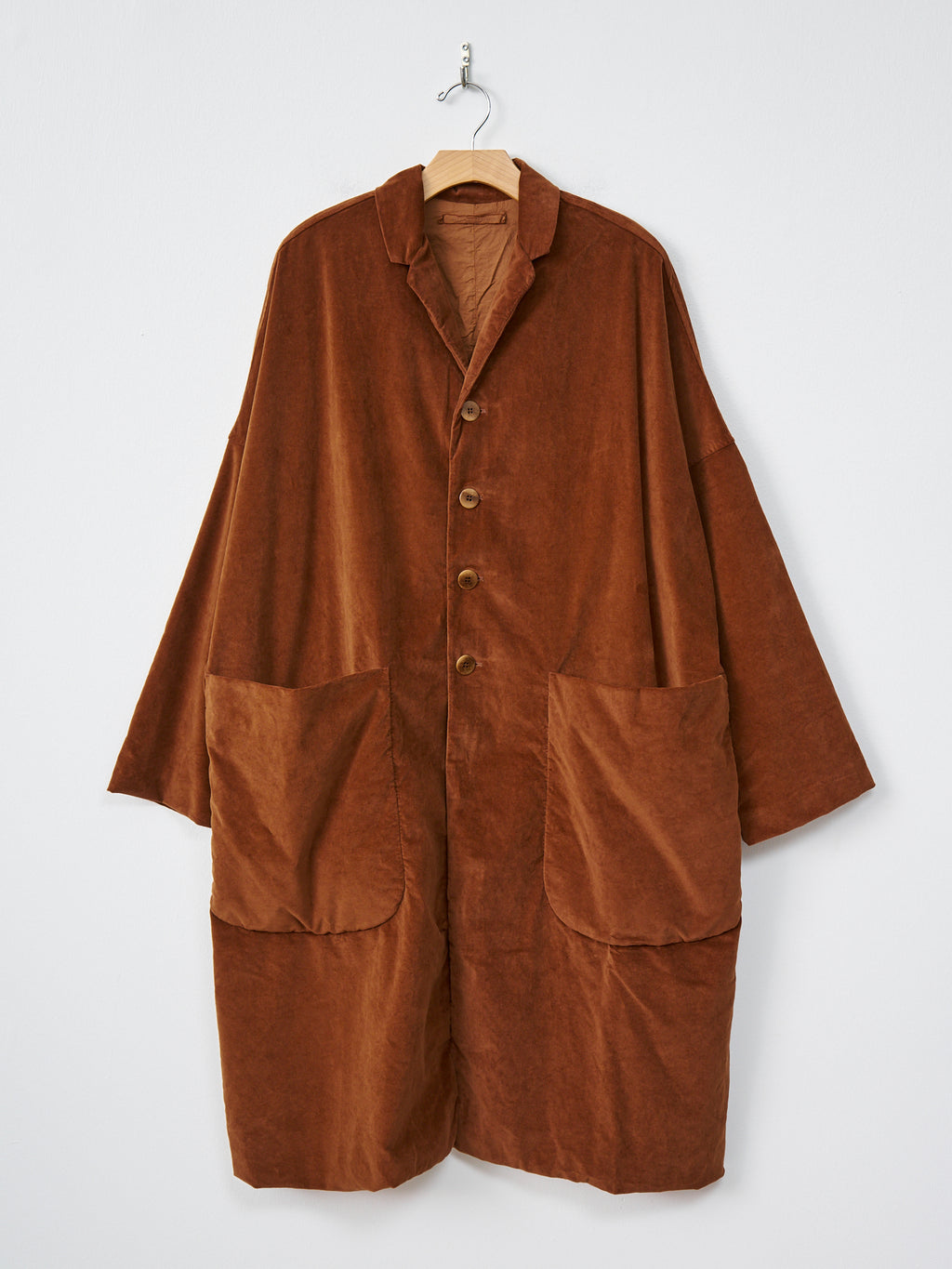 Namu Shop - Album di Famiglia Velvet Loose Coat - Rust