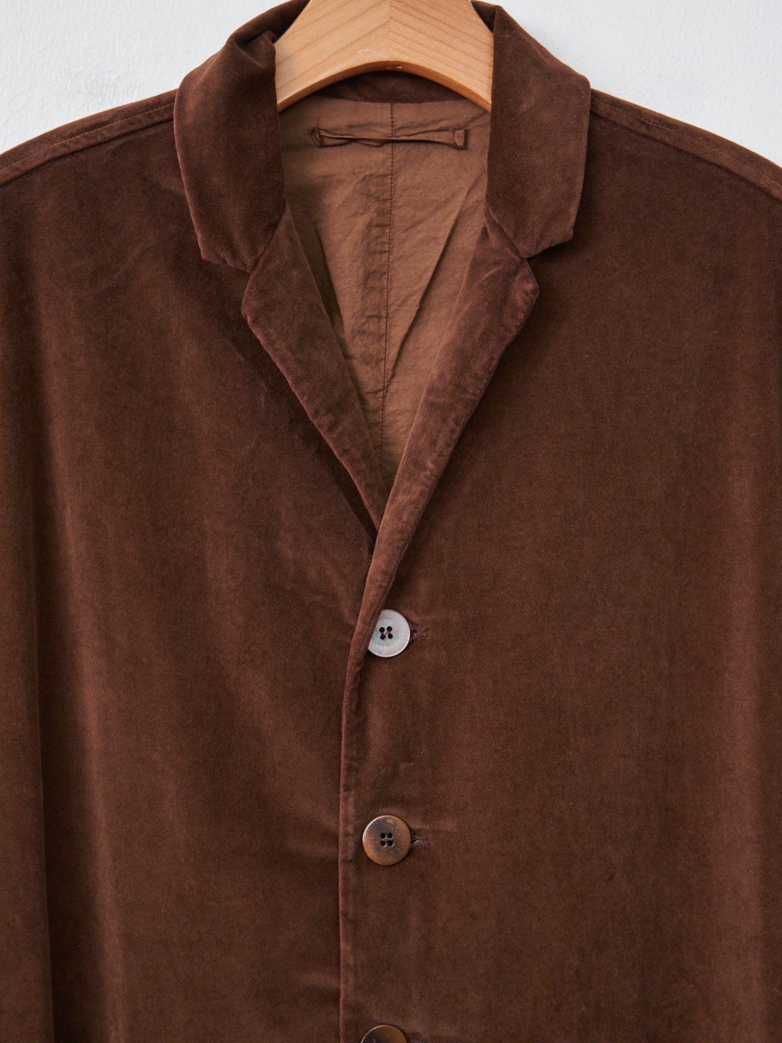 Namu Shop - Album di Famiglia Velvet Loose Coat - Coffee