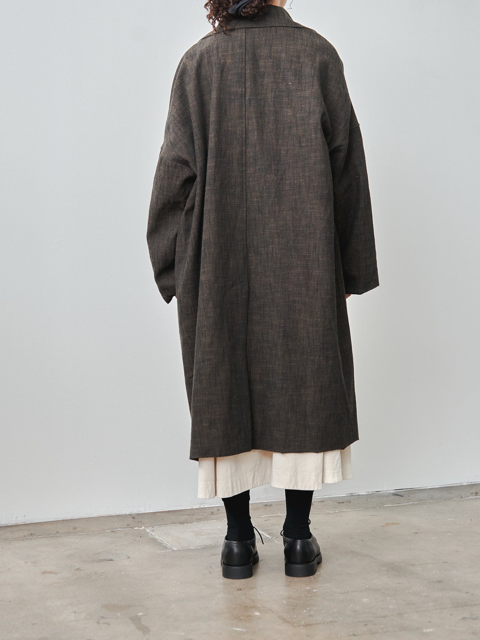 Namu Shop - Album di Famiglia Loose Coat - Cotton Wool Natte