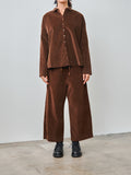 Namu Shop - Album di Famiglia Velvet W&S Trousers - Coffee