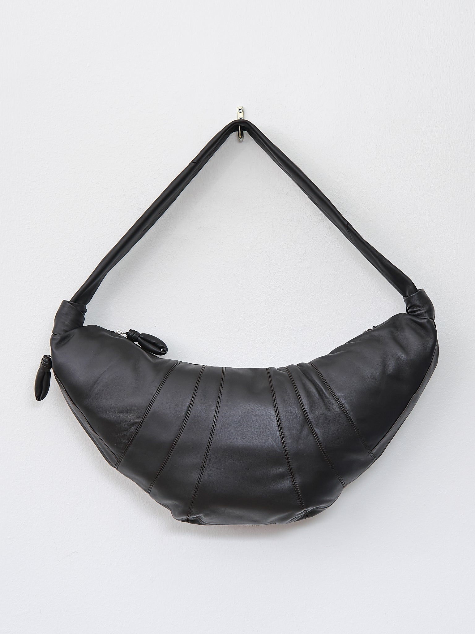 Namu Shop - Lemaire Large Croissant Bag - Dark Chocolate (soft nappa leather)