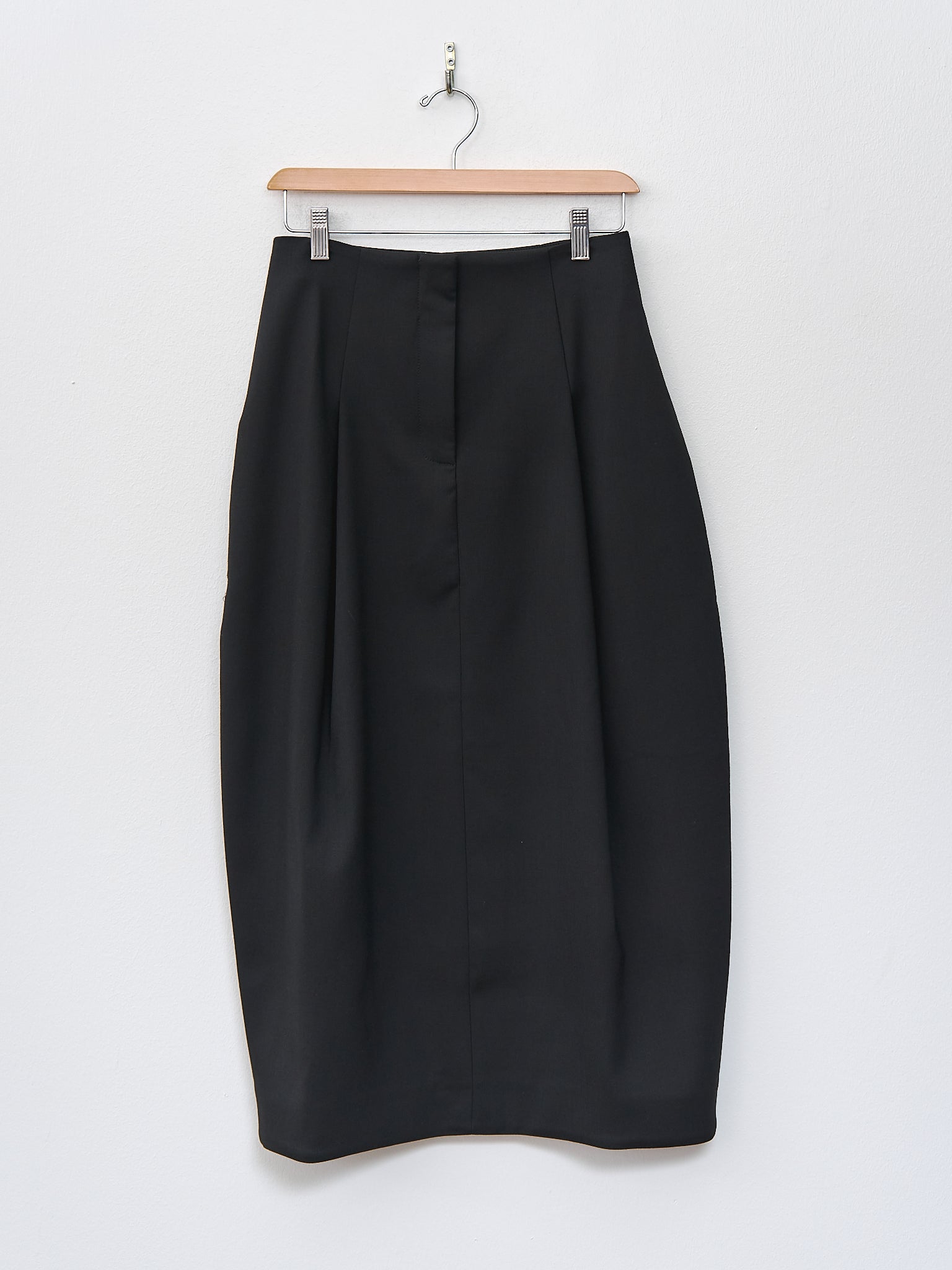Namu Shop - Studio Nicholson Carson Darted Volume Skirt - Black