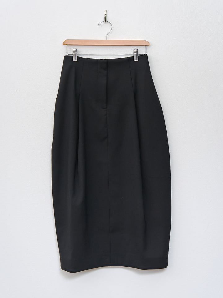 Namu Shop - Studio Nicholson Carson Darted Volume Skirt - Black