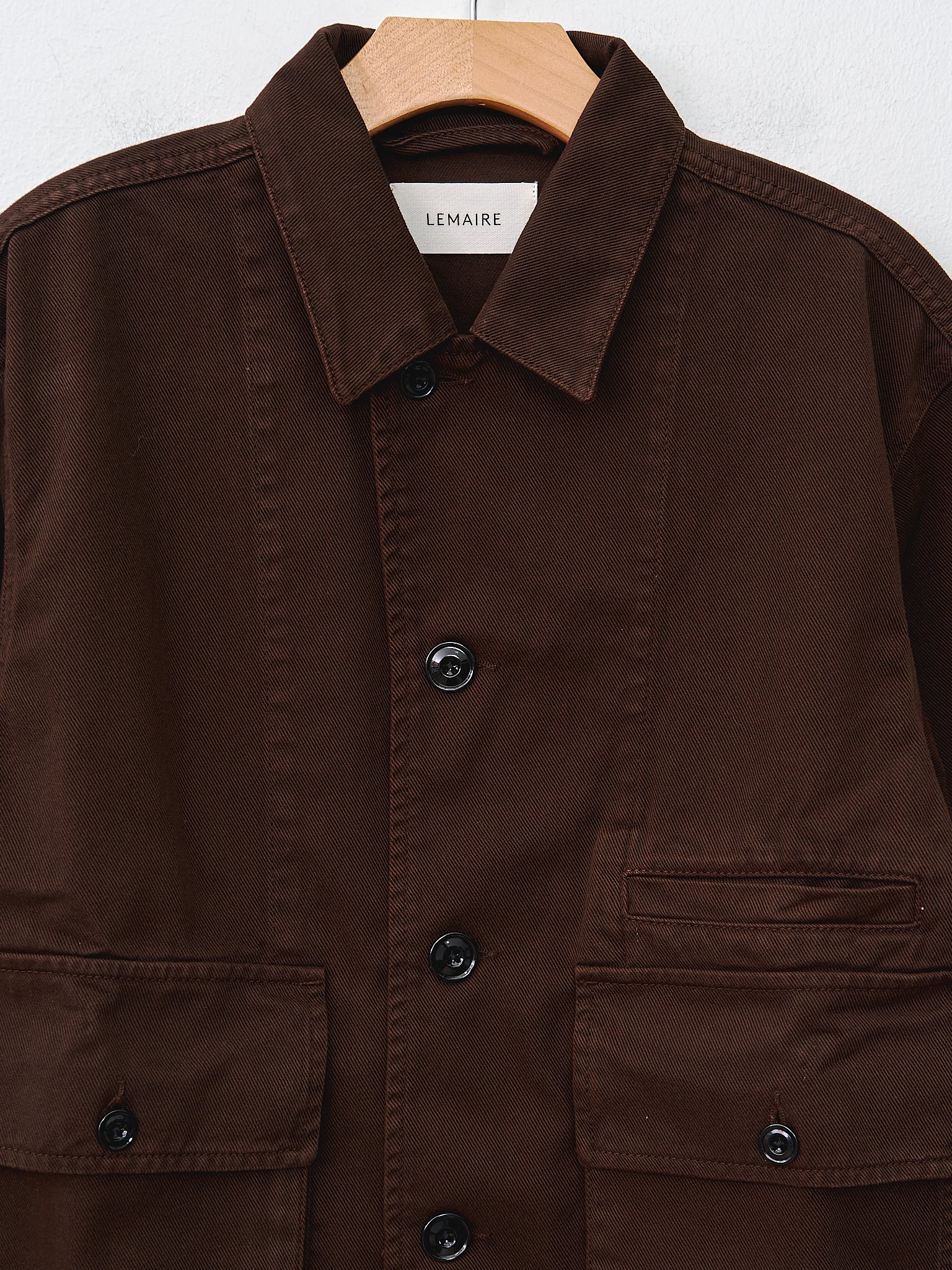 Namu Shop - Lemaire Boxy Jacket - Espresso