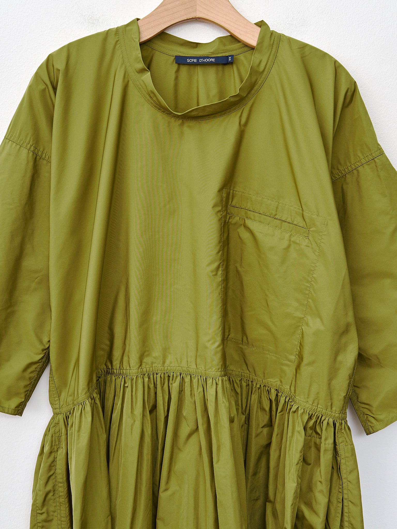 Namu Shop - Sofie D'Hoore Delos Dress - Olive Oil
