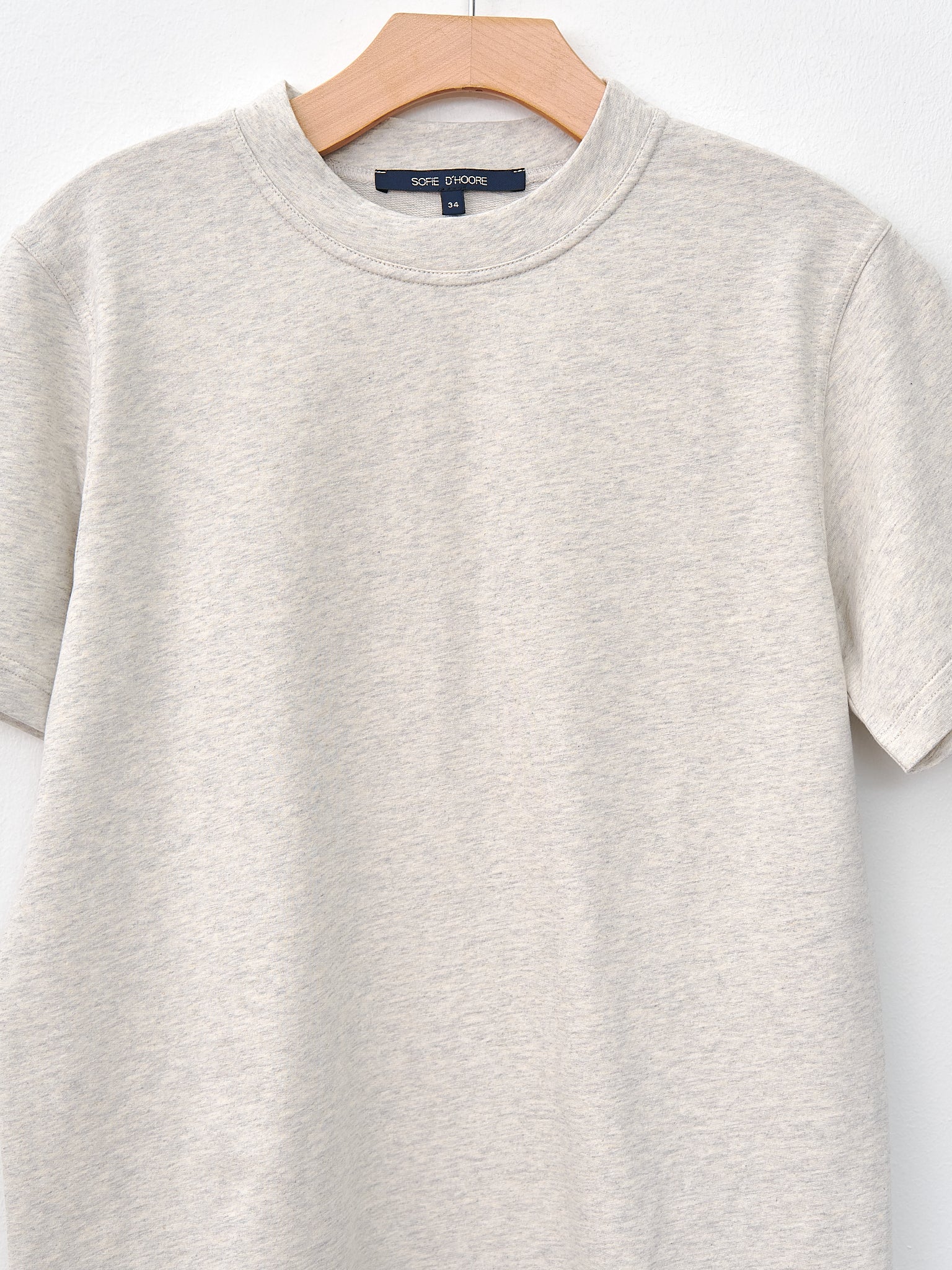 Namu Shop - Sofie D'Hoore Tag Tee - Pearl Melange